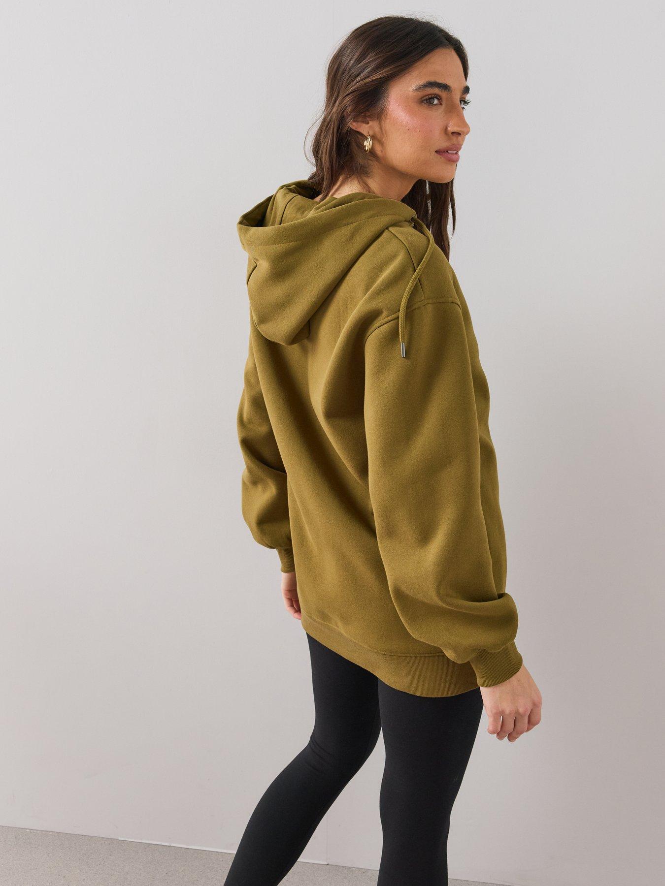 Image 6 of 6 of The Very Collection Longline Zip Hoodie