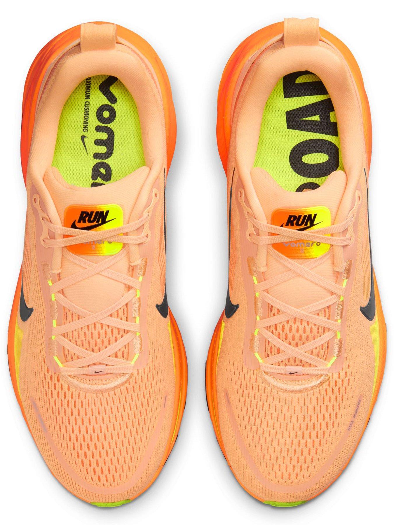 Image 4 of 7 of Nike Mens Vomero 18 Cushioned Lace-Up Running Trainers - Orange