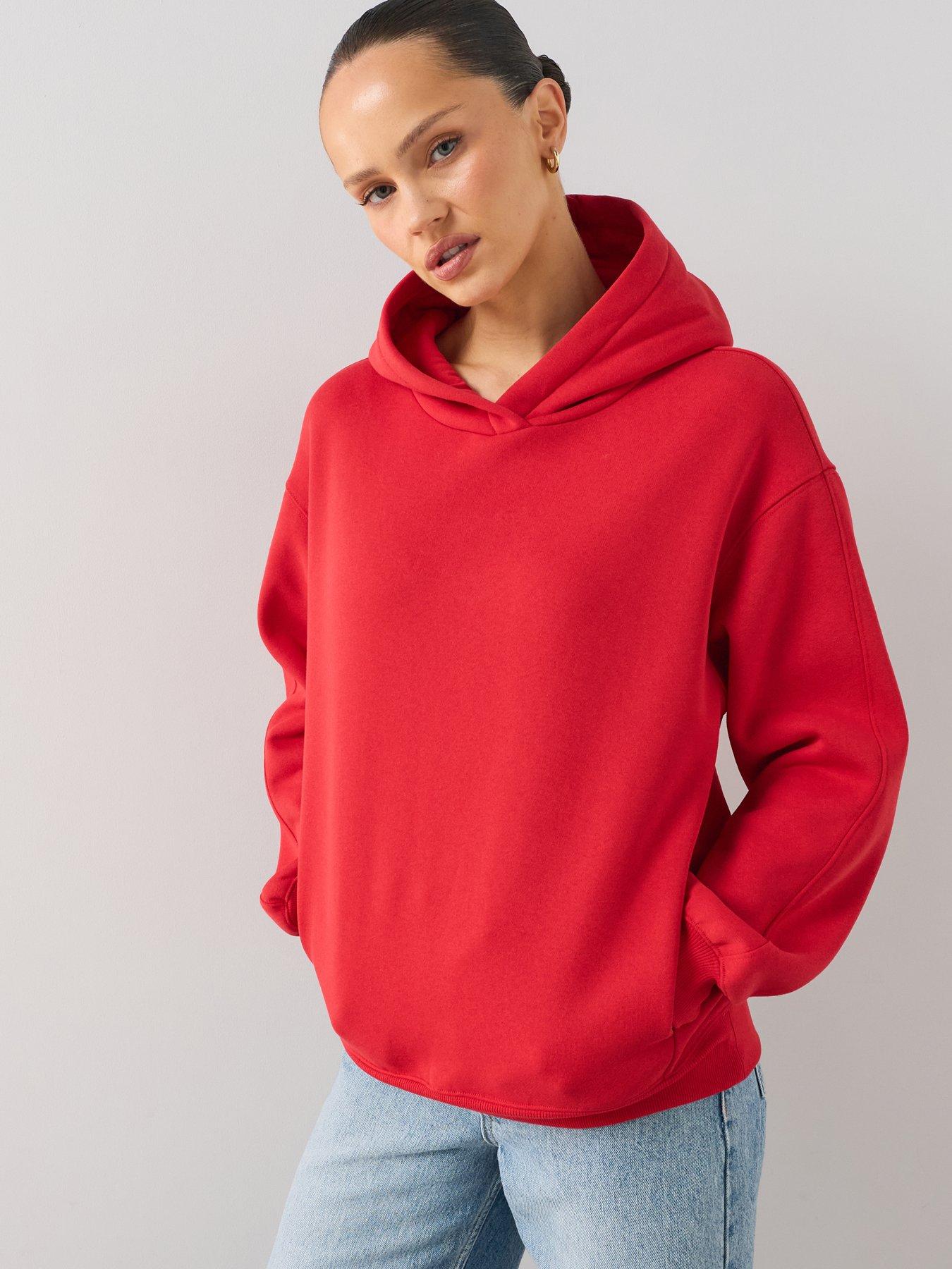 The Very Collection Oversized Hoodie - Red