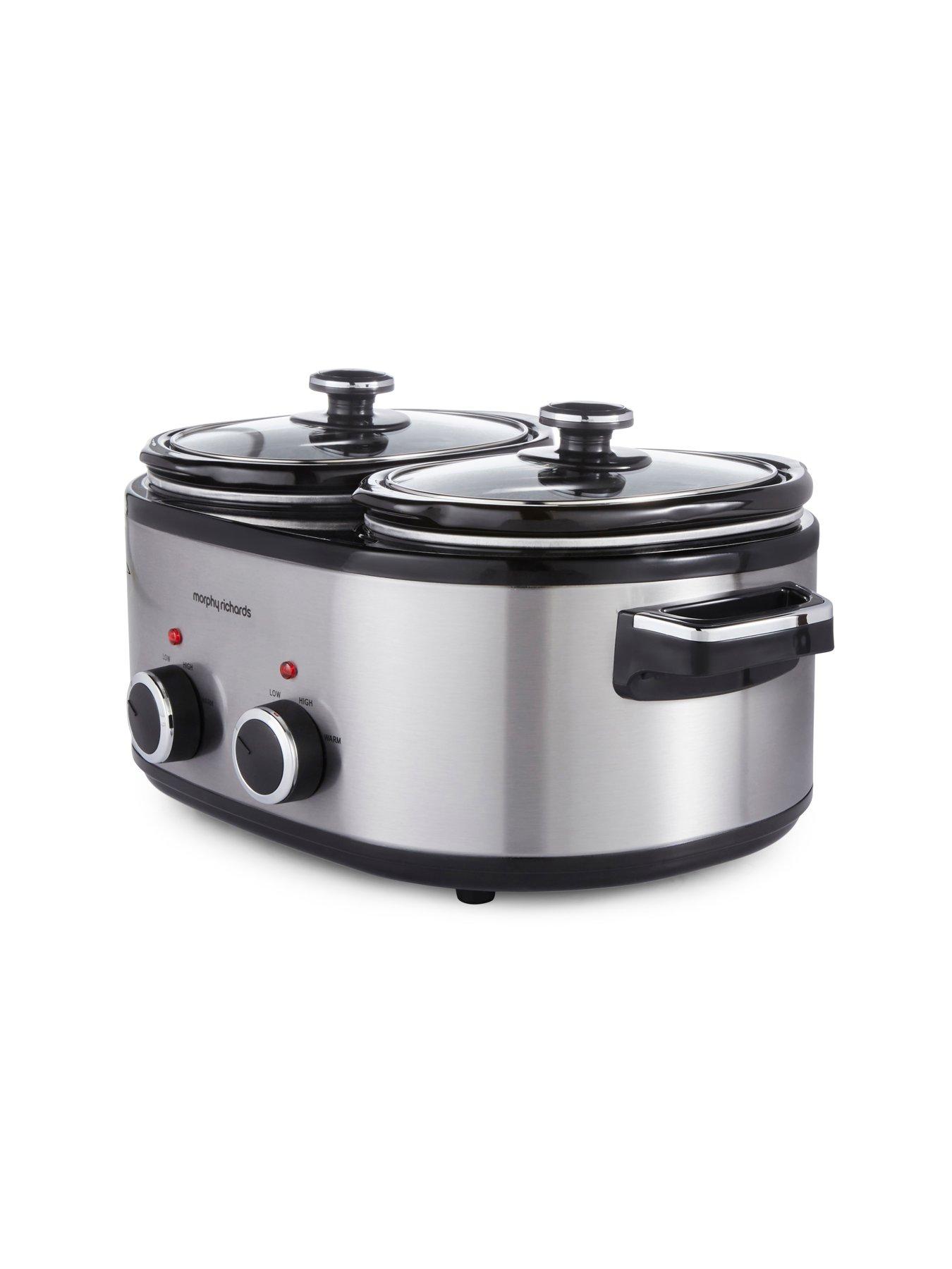 Image 2 of 8 of Morphy Richards 3.8L DuoServe Double Pot Slow Cooker