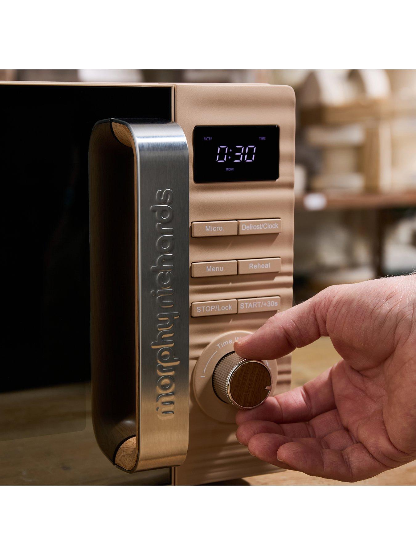 Image 5 of 8 of Morphy Richards Clay 20L 800W Brown Digital Microwave - Felspar