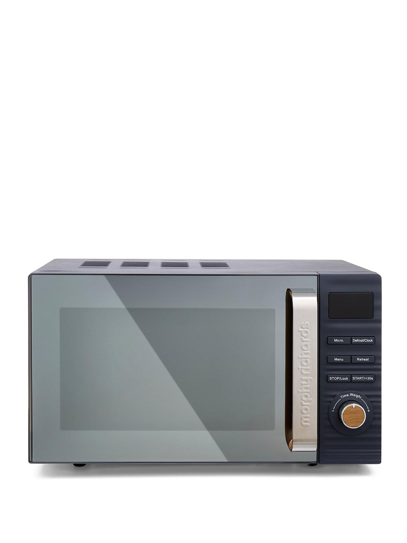 Image 1 of 8 of Morphy Richards Clay 20L 800W Grey Digital Microwave - Flint