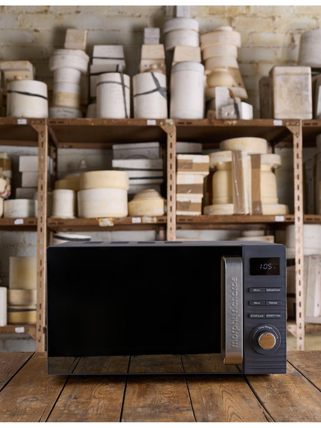 Image 3 of 8 of Morphy Richards Clay 20L 800W Grey Digital Microwave - Flint
