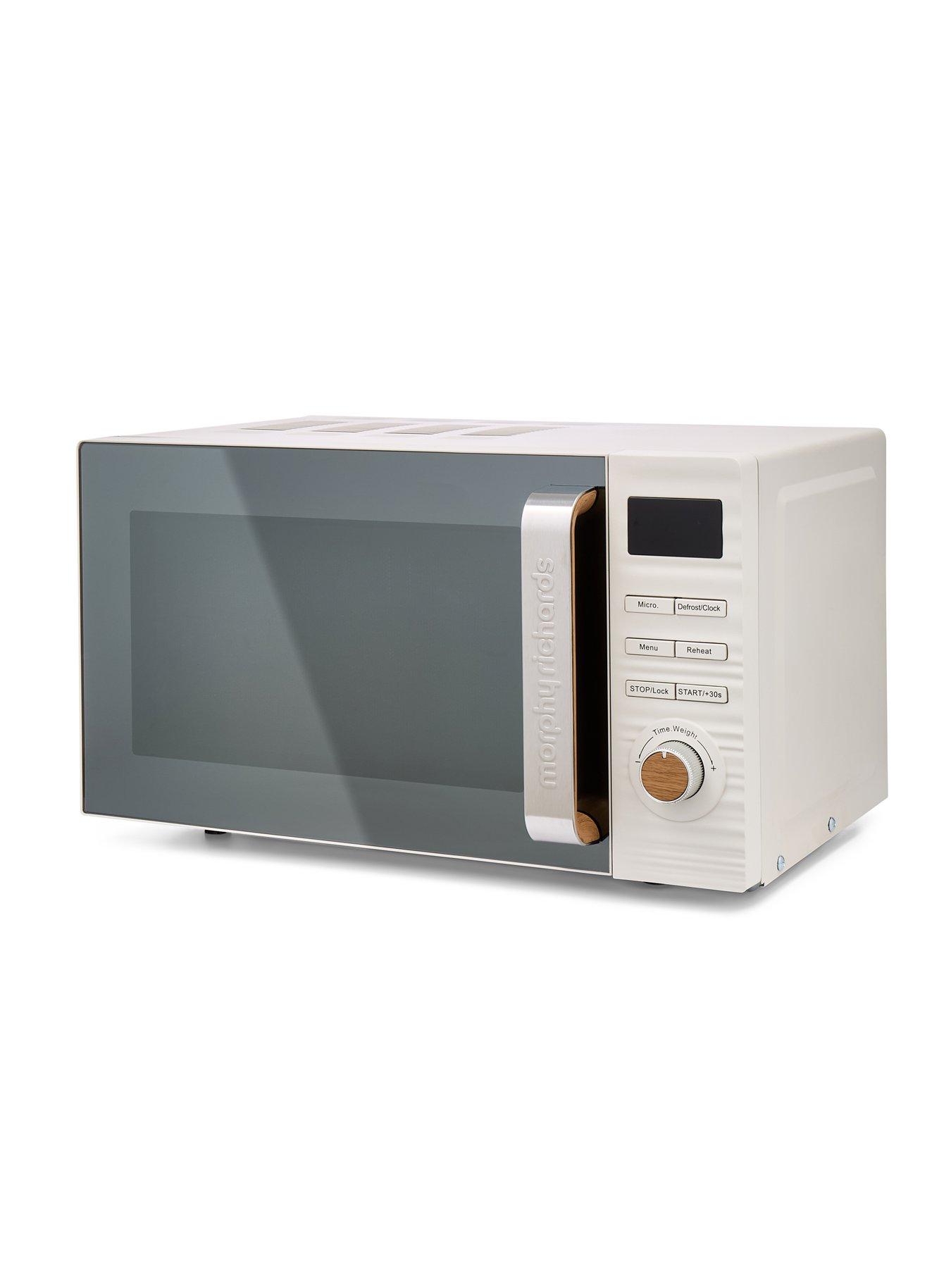 Image 2 of 8 of Morphy Richards Clay 20L 800W White Digital Microwave - China Clay