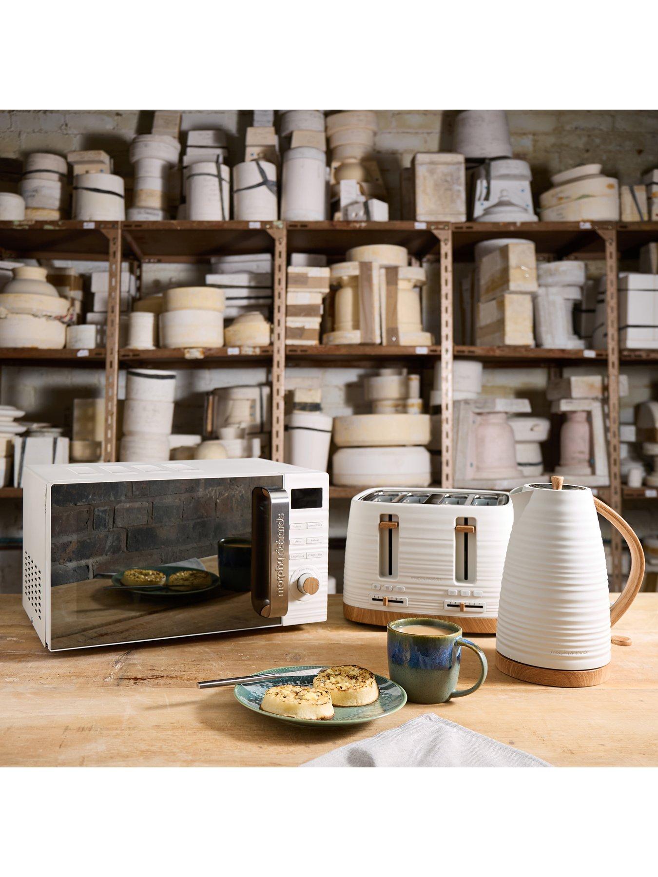 Image 7 of 8 of Morphy Richards Clay 20L 800W White Digital Microwave - China Clay