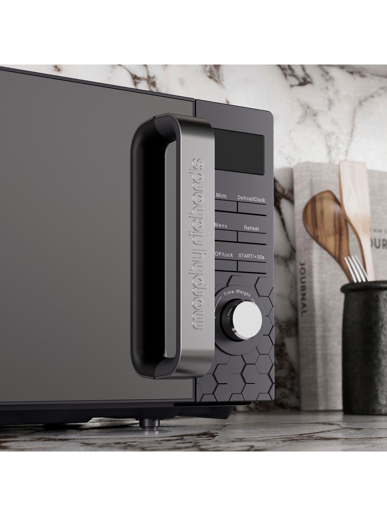 Image 6 of 8 of Morphy Richards Microwave Cassini 20L 800W Black Moonless Night