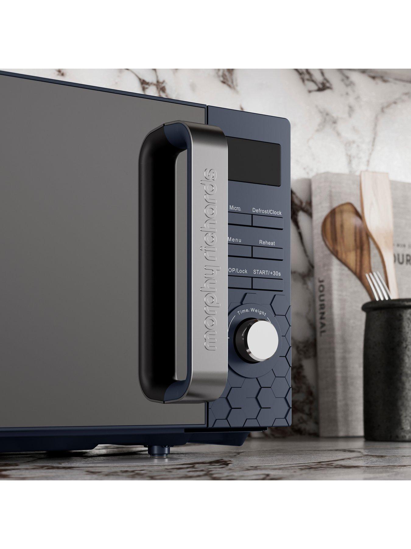 Image 6 of 8 of Morphy Richards Microwave Cassini 20L 800W Blue Outer Space