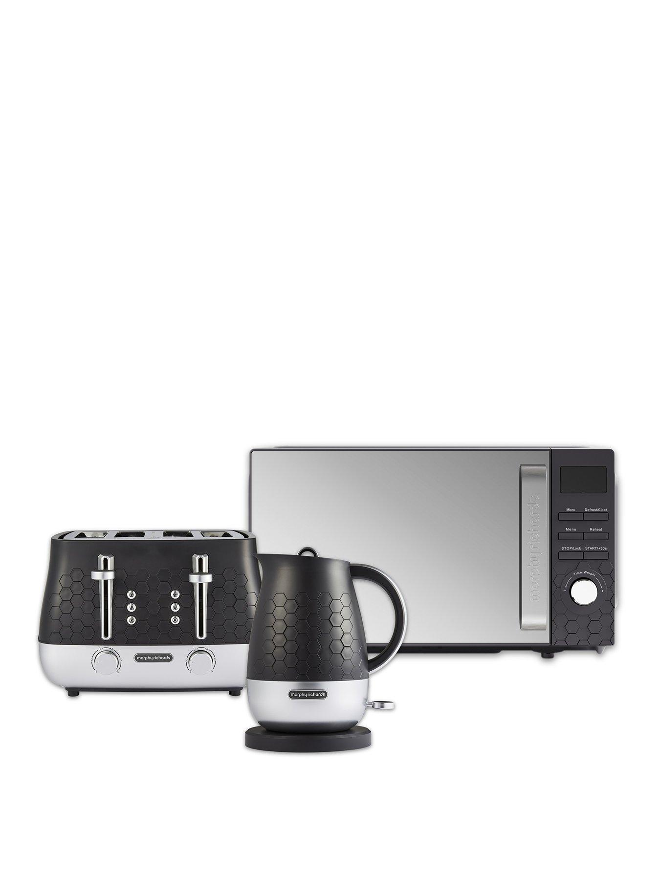  image of morphy-richards-cassini-kettle-toaster-microwave-moonless-night