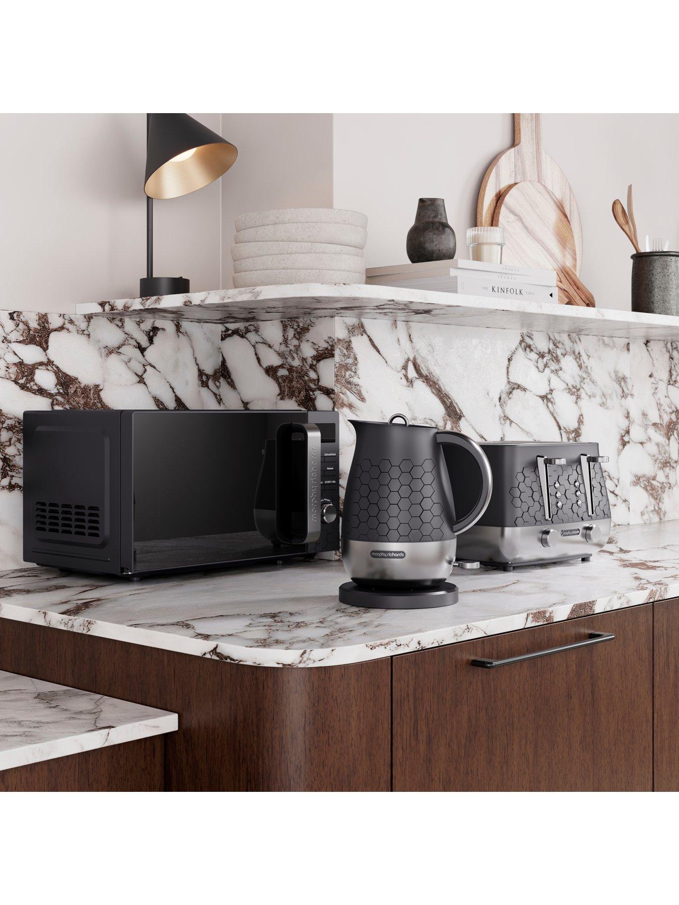  image of morphy-richards-cassini-kettle-toaster-microwave-moonless-night