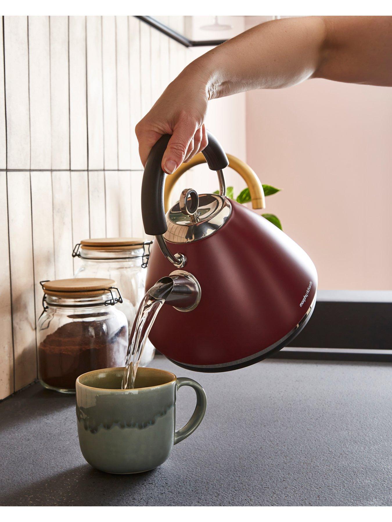 Image 6 of 7 of Morphy Richards Accents Pyramid Kettle & Toaster Rhubarb