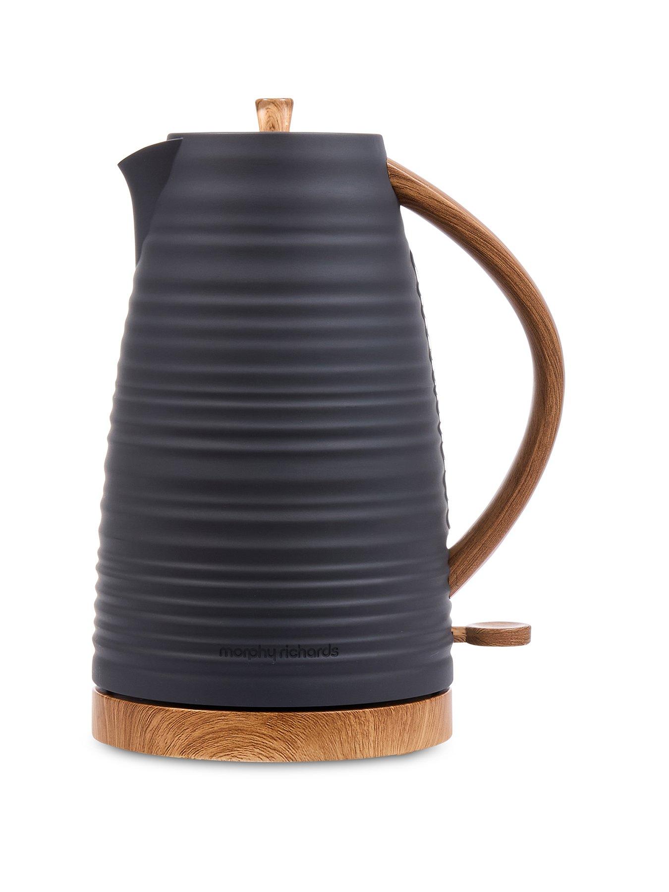 Image 1 of 8 of Morphy Richards Clay 1.7L Grey Jug Kettle - Flint