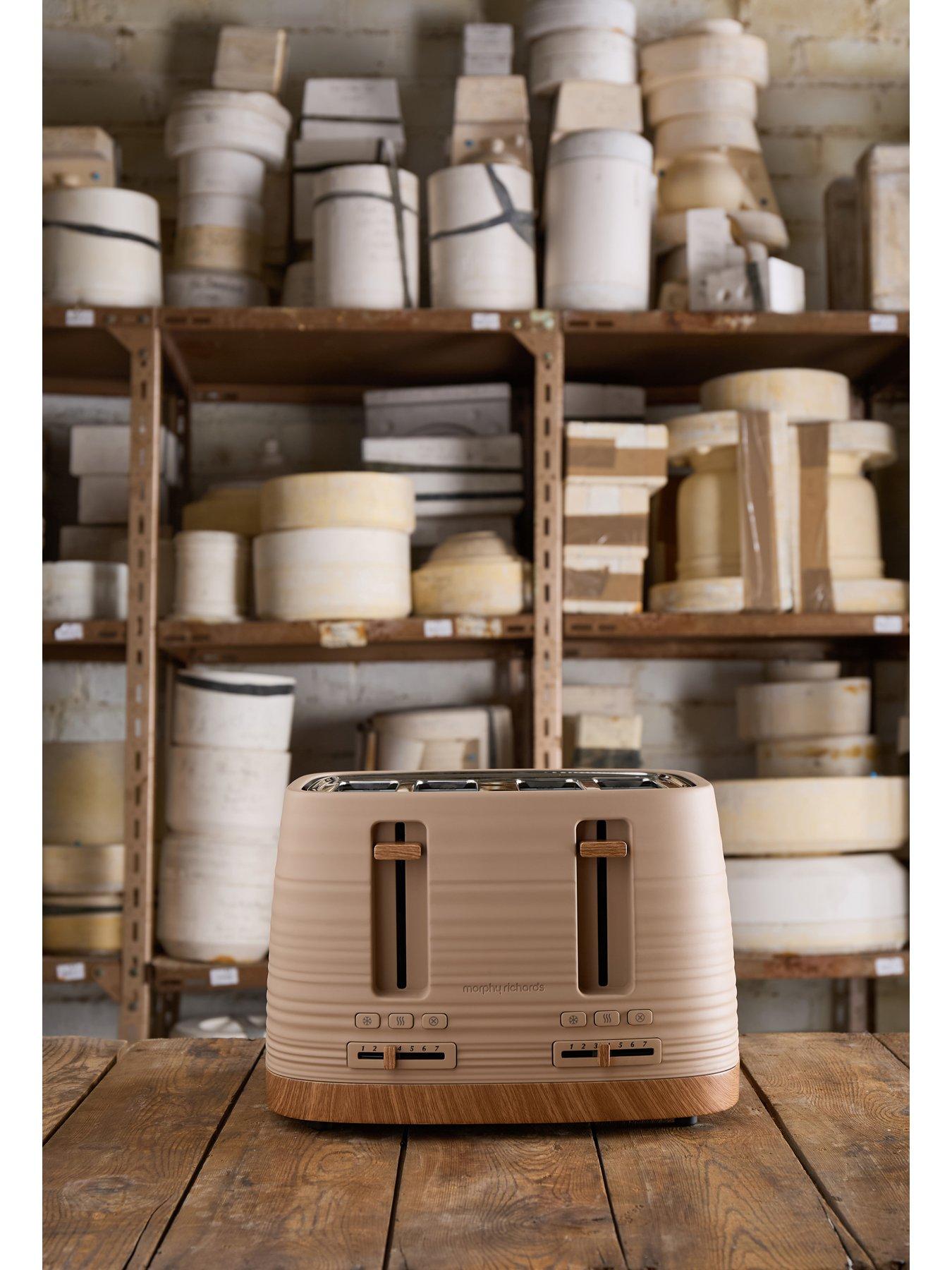Image 2 of 8 of Morphy Richards Clay 4-Slice Brown Toaster - Felspar