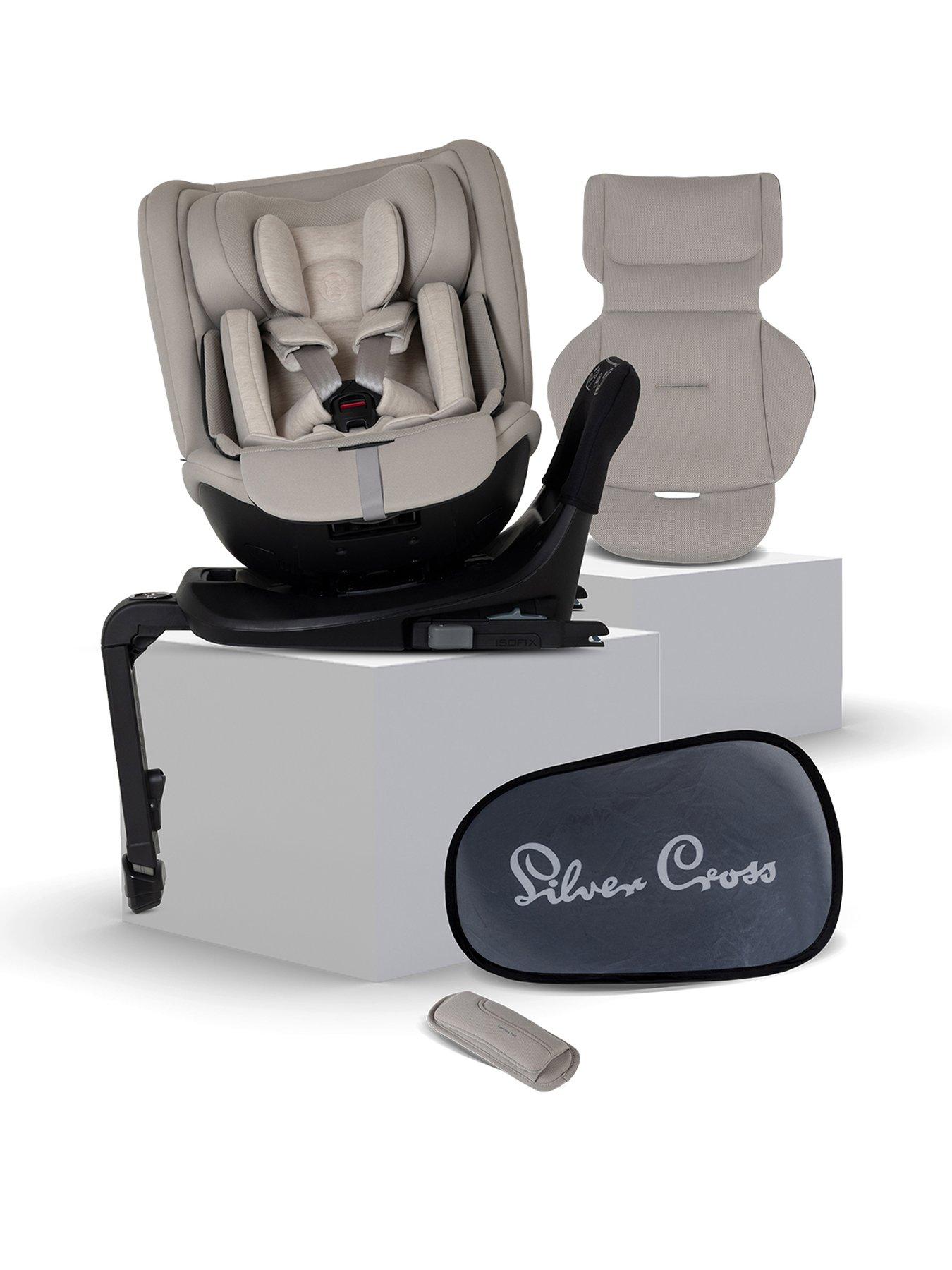 Silver Cross Motion 3 All Size 360 Car Seat - Natural Taupe