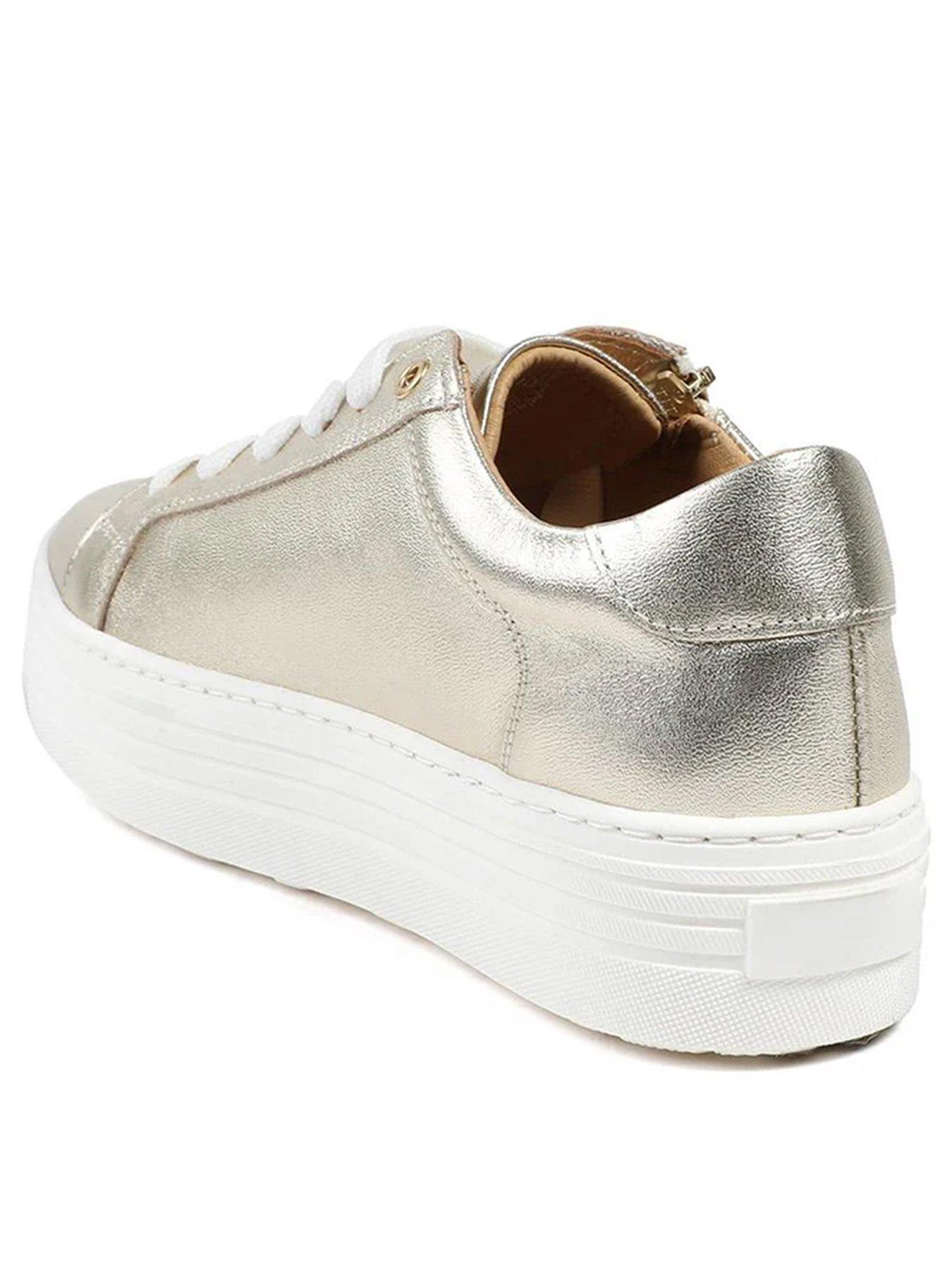  image of jones-bootmaker-amalia-flatform-trainer-gold