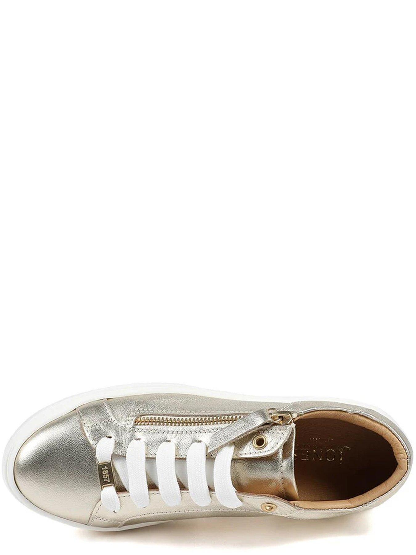  image of jones-bootmaker-amalia-flatform-trainer-gold