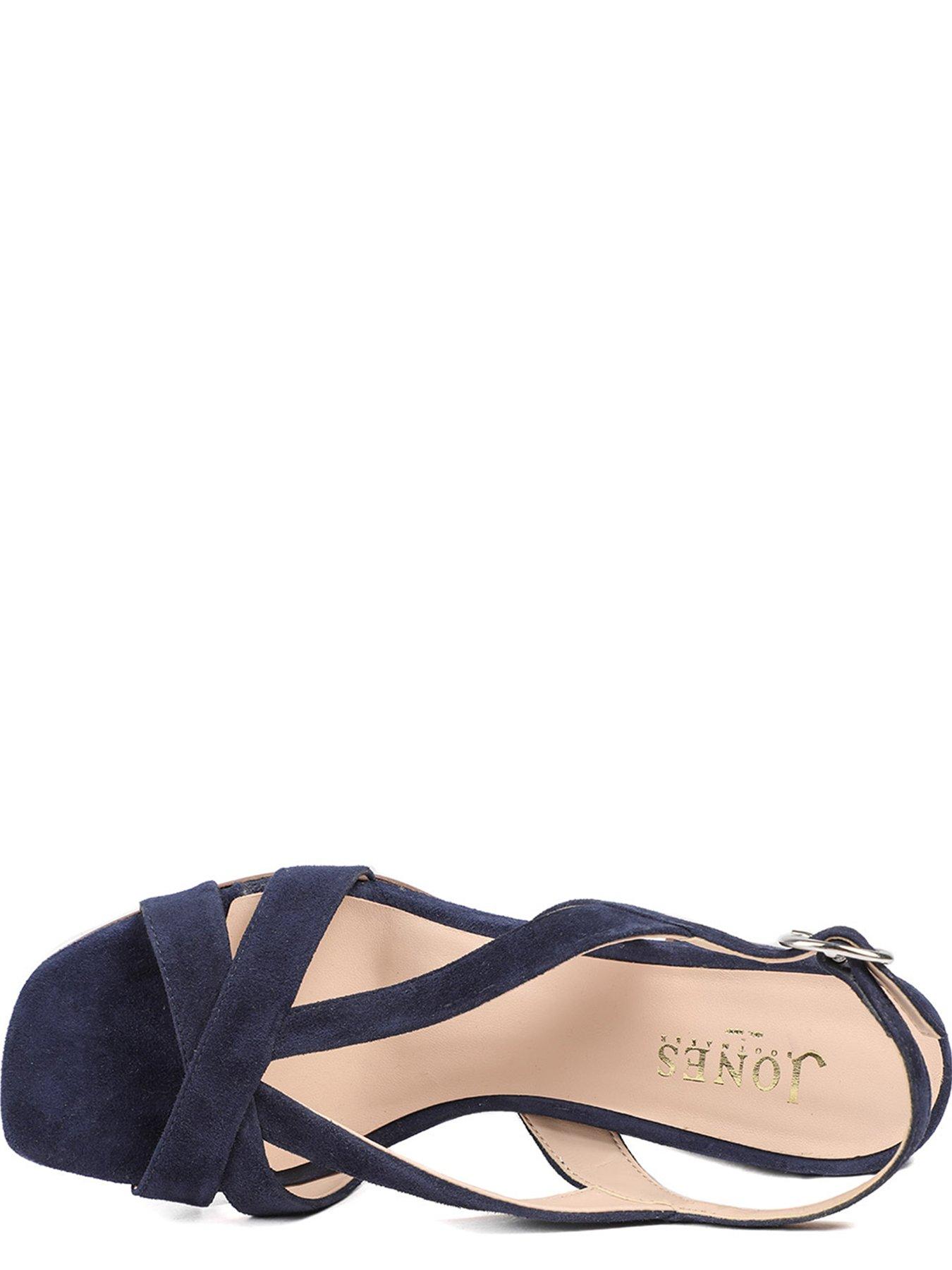 Image 4 of 5 of Jones Bootmaker Geneve Block Heel Sandal - Navy