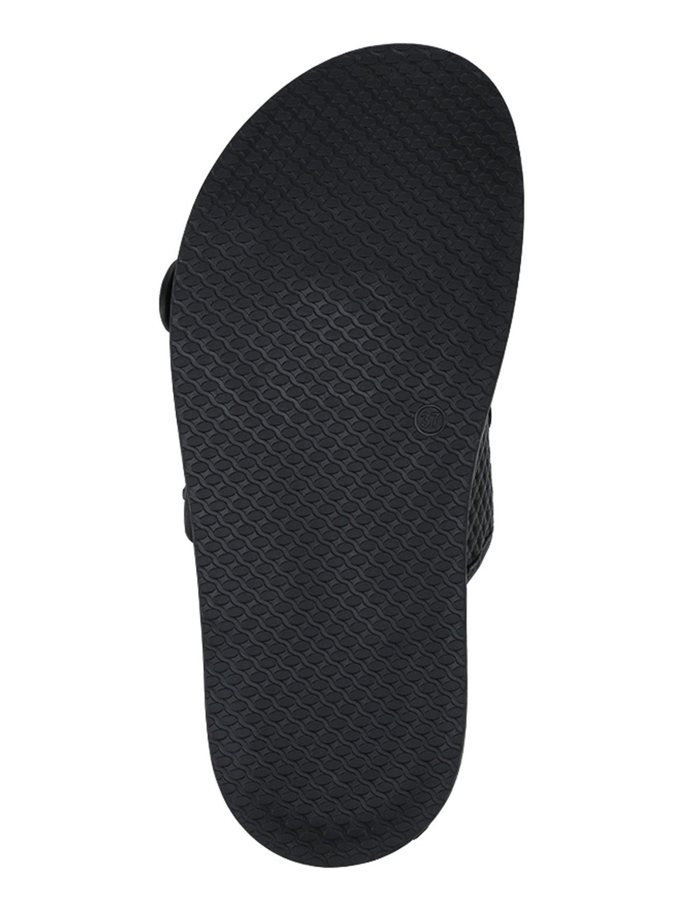  image of jones-bootmaker-gisela-buckle-flat-sandal-black