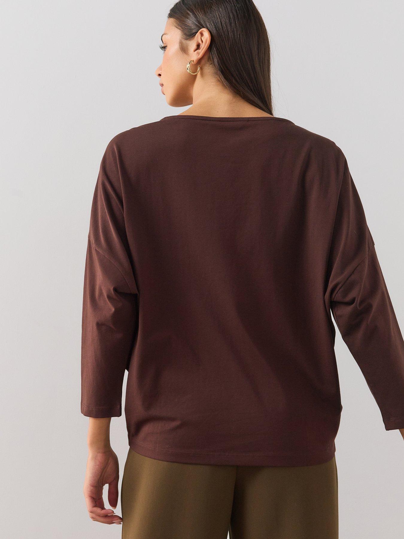 Image 4 of 6 of The Very Collection Batwing Long Sleeve Tee