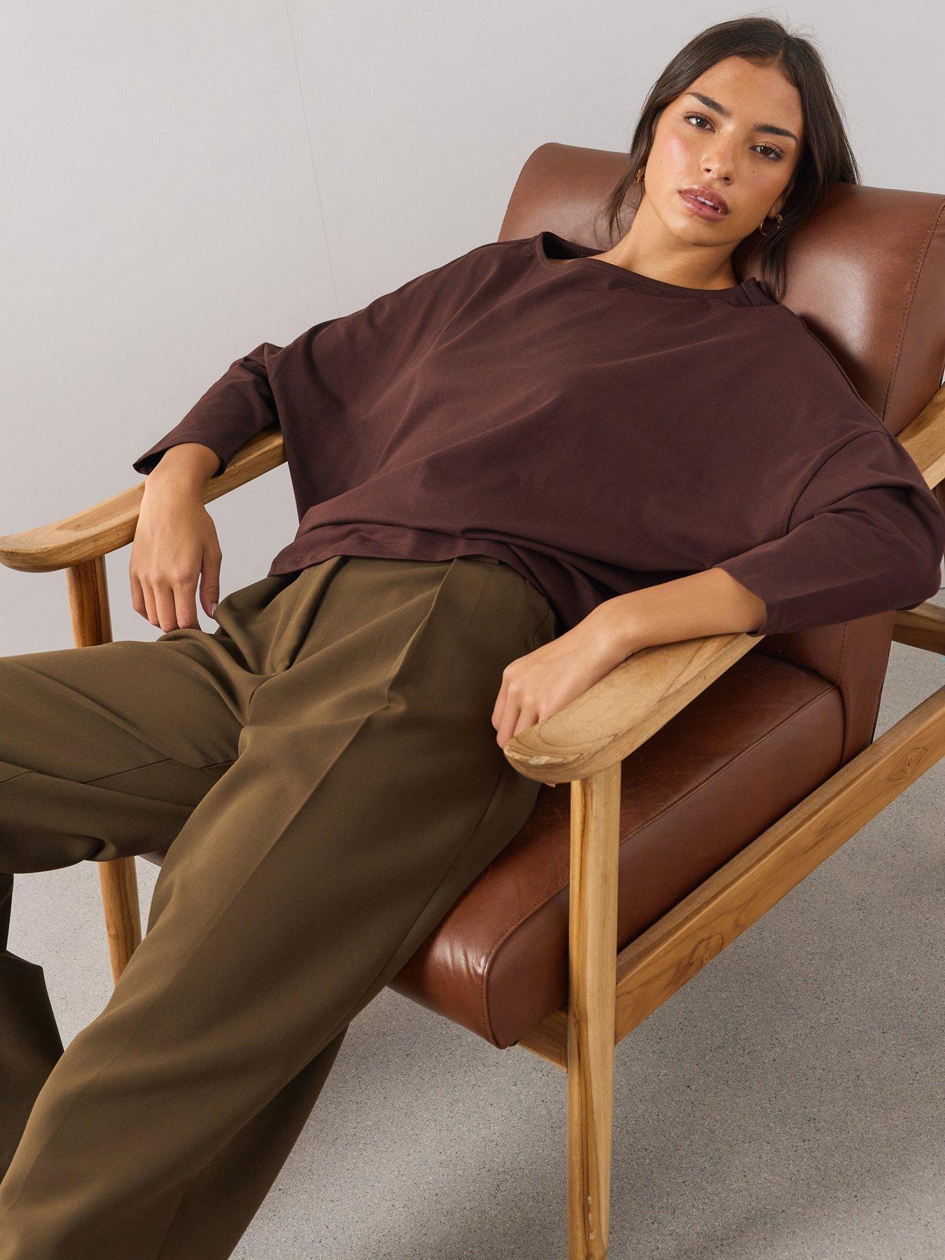 Image 5 of 6 of The Very Collection Batwing Long Sleeve Tee