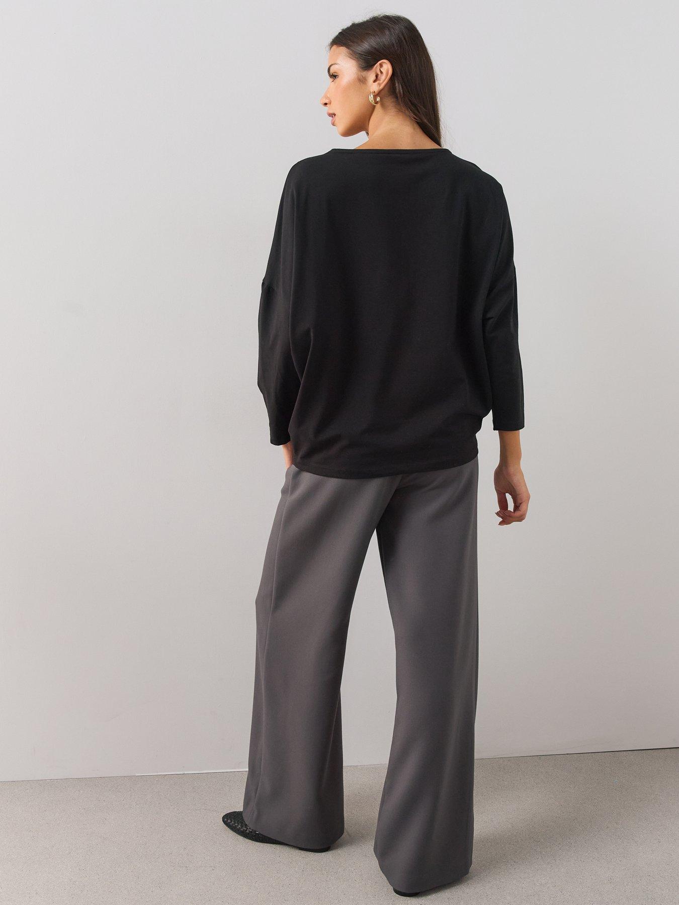 Image 2 of 6 of The Very Collection Batwing Long Sleeve Tee
