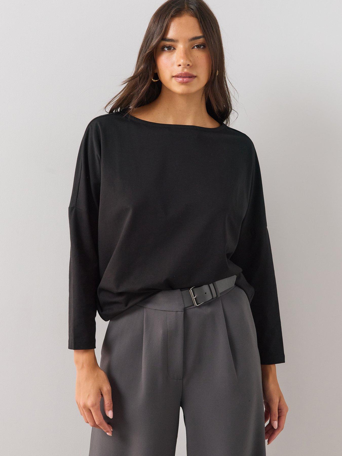 Image 5 of 6 of The Very Collection Batwing Long Sleeve Tee