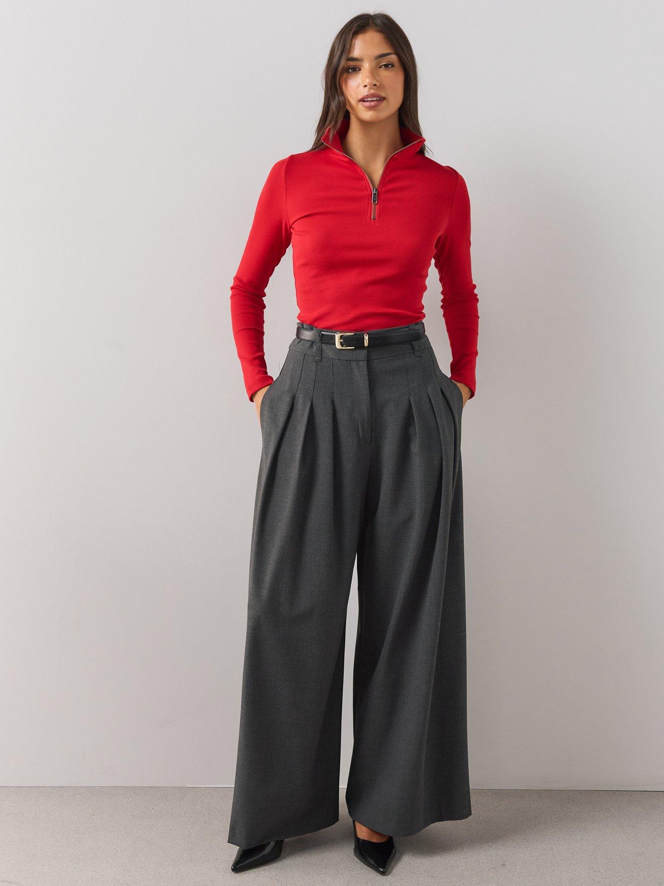 Image 6 of 6 of The Very Collection Quarter Zip Stripe Top