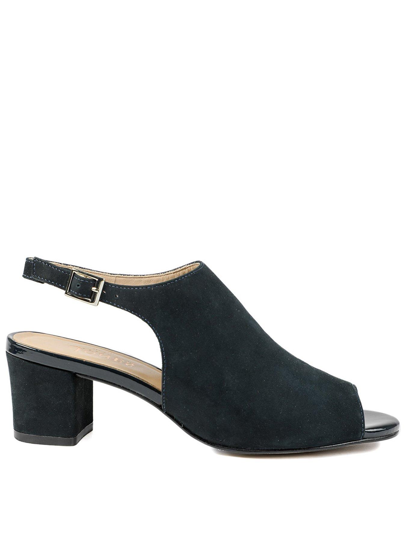 front image of jones-bootmaker-xandra-peep-toe-block-heel-navy