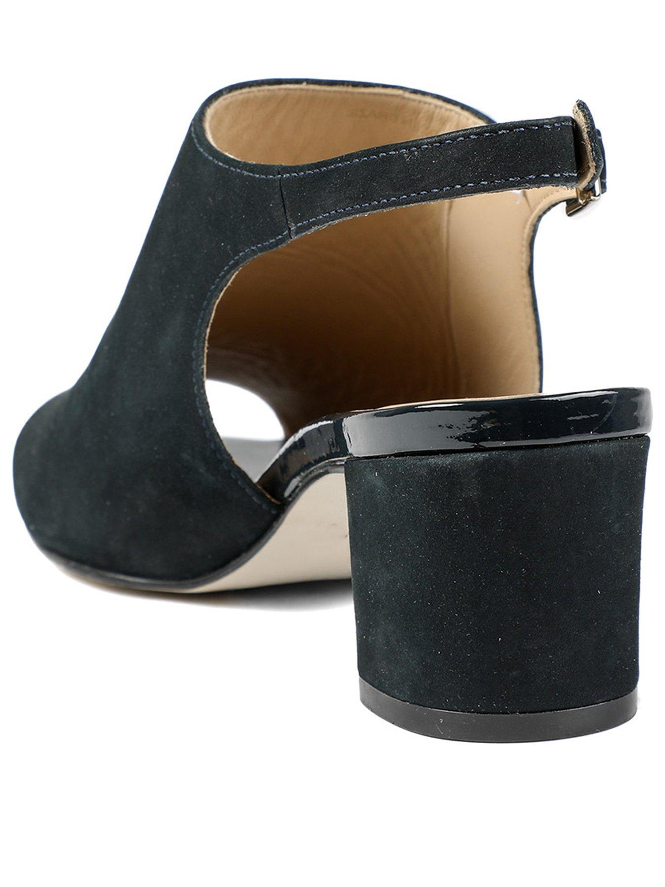 image of jones-bootmaker-xandra-peep-toe-block-heel-navy