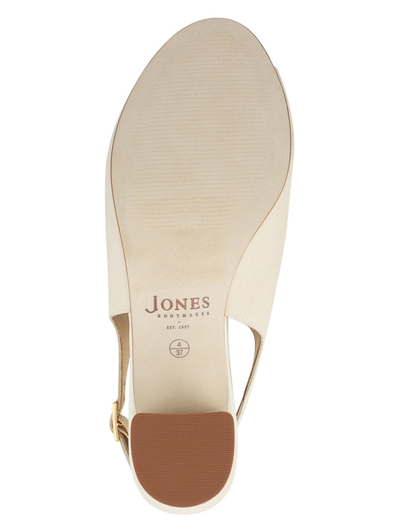  image of jones-bootmaker-xandra-peep-toe-block-heel-white