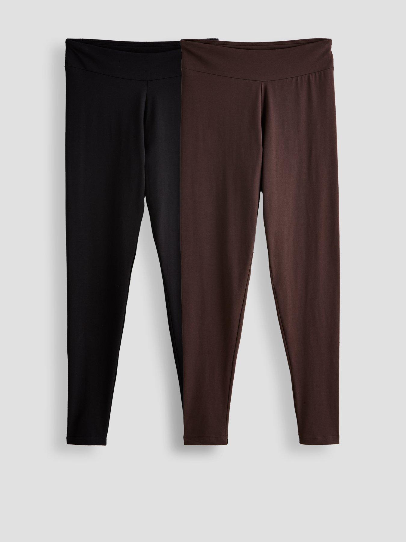 The Very Collection 2 Pack Cotton/Elastane Legging - Multi