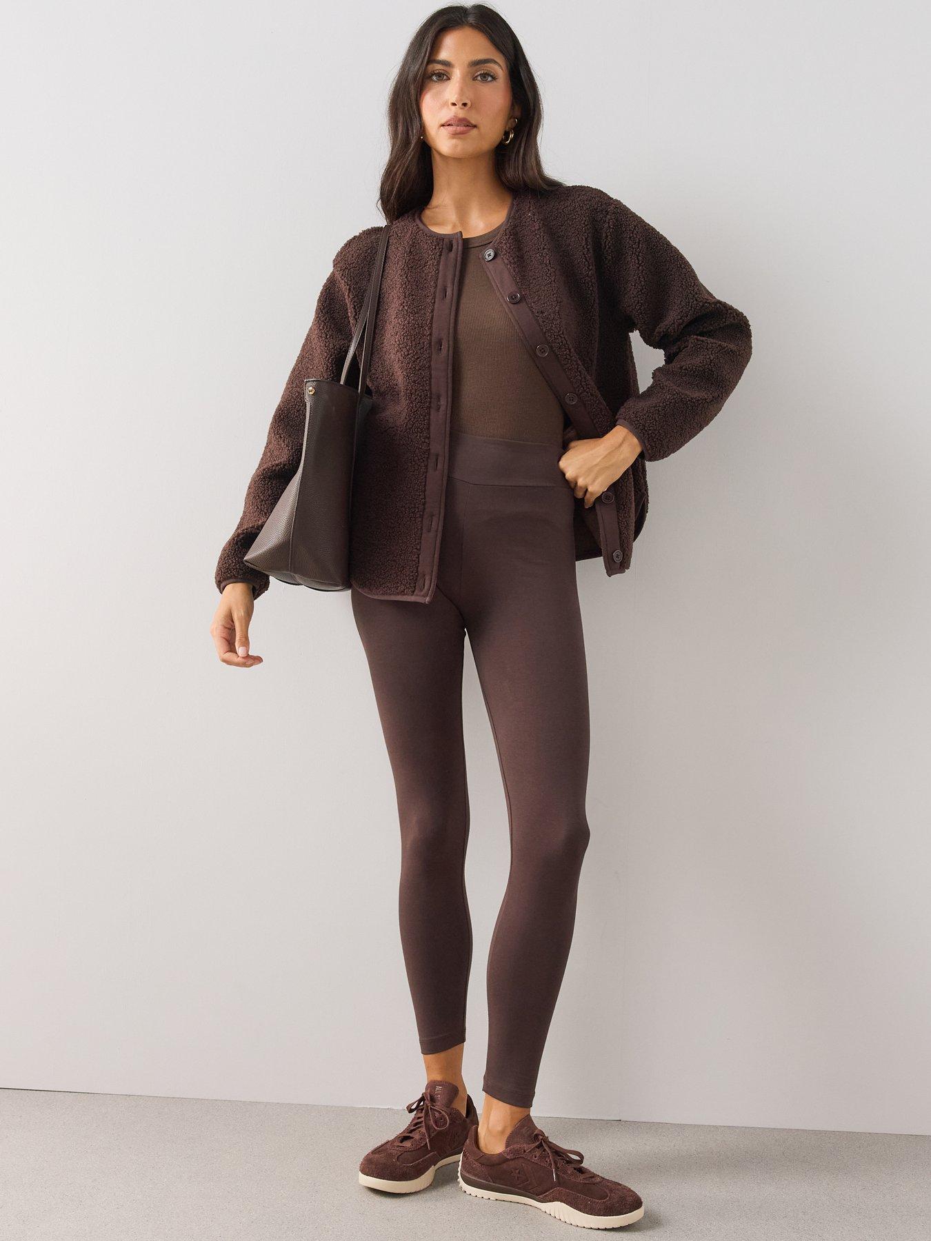 Image 2 of 7 of The Very Collection 2 Pack Cotton/Elastane Legging - Multi