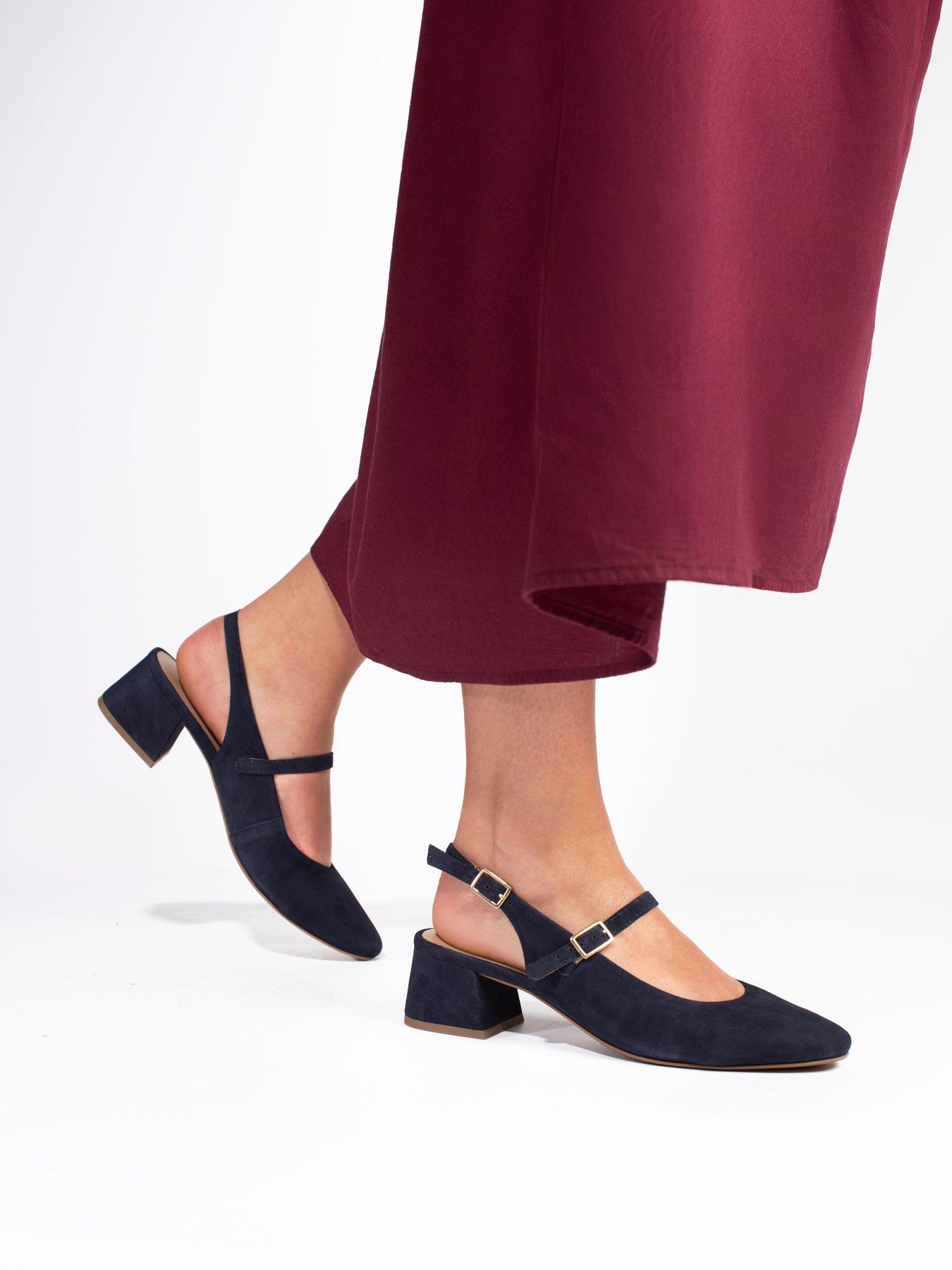  image of jones-bootmaker-yamila-block-heel-mary-jane-navy