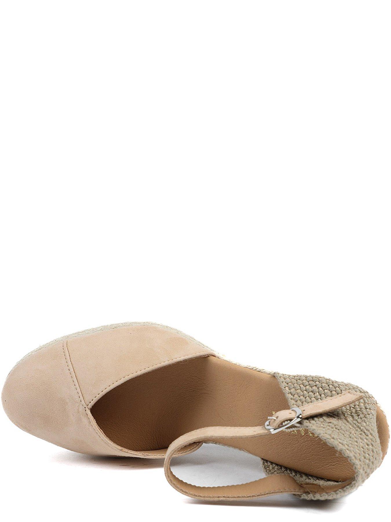  image of jones-bootmaker-arabella-suede-wedge-beige