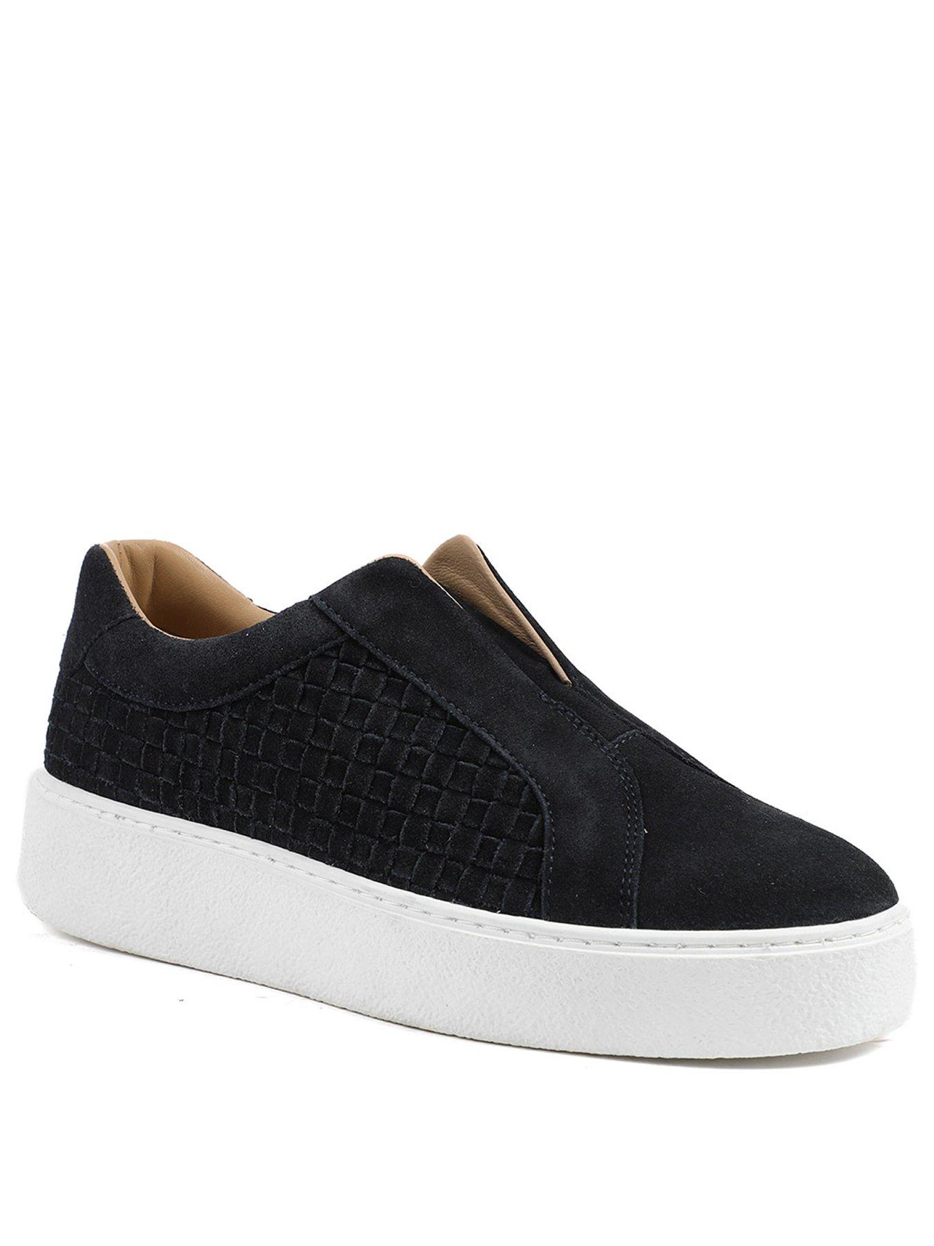 stillFront image of jones-bootmaker-fernanda-slip-on-trainer-navy