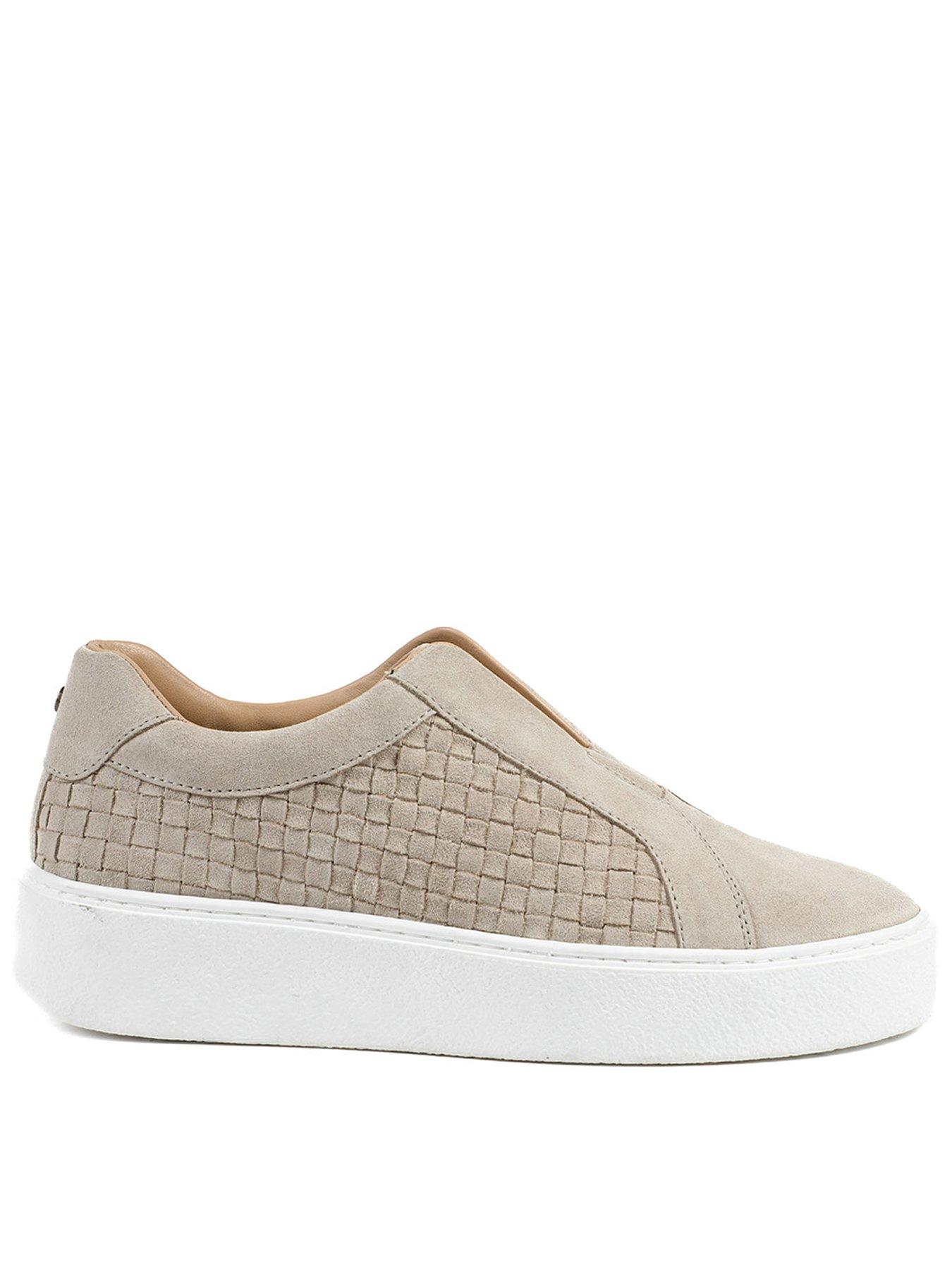 front image of jones-bootmaker-fernanda-slip-on-trainer-beige
