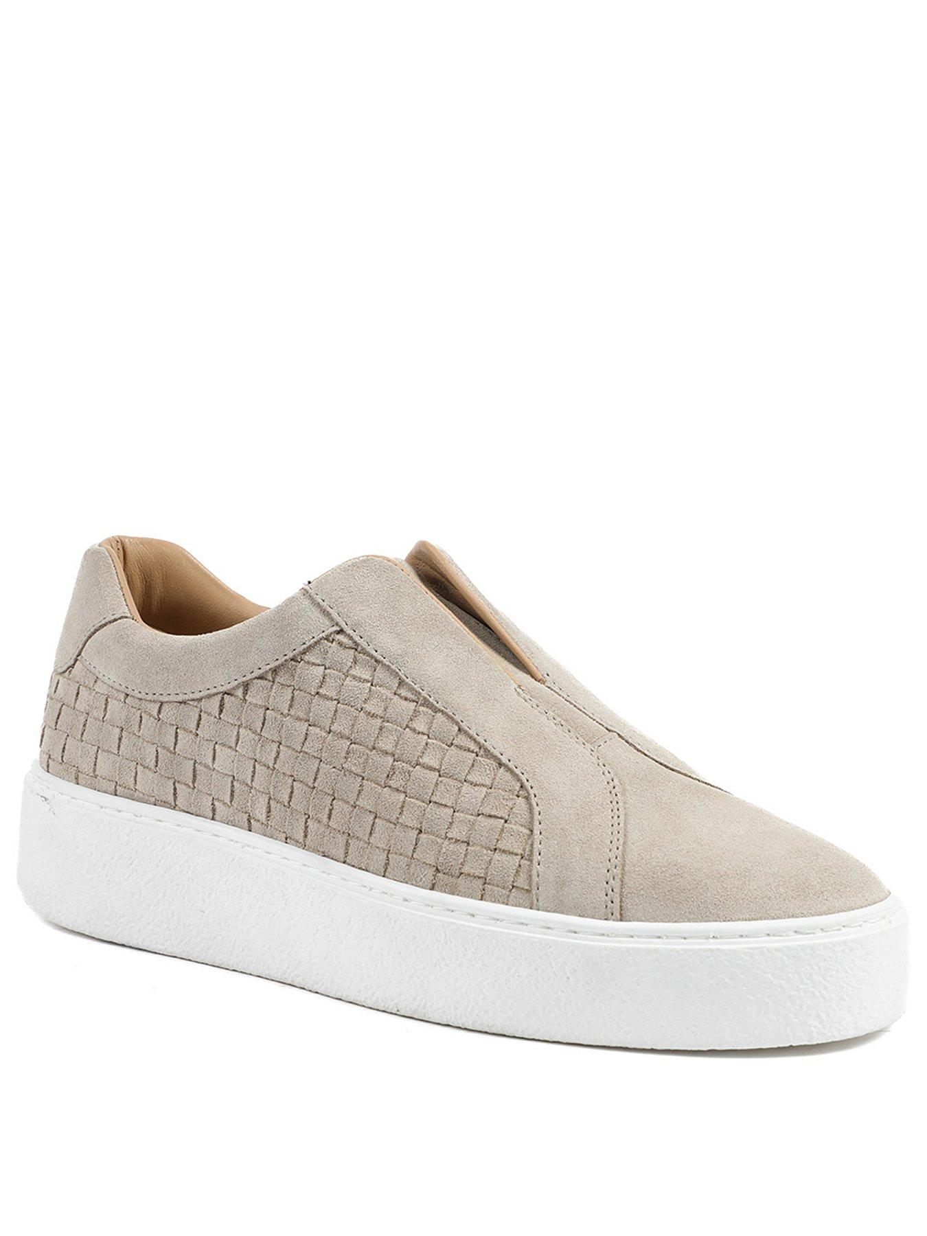 stillFront image of jones-bootmaker-fernanda-slip-on-trainer-beige