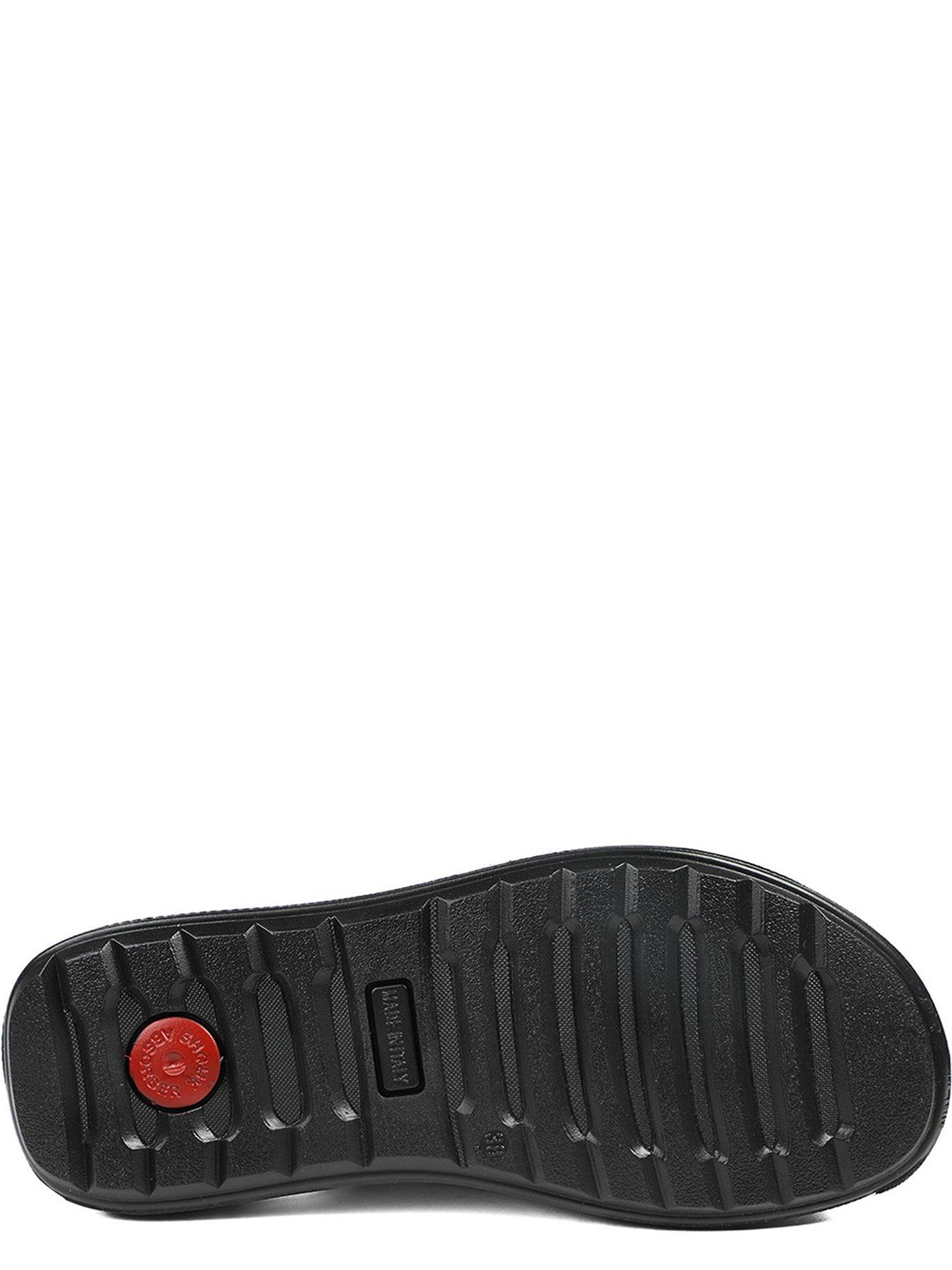  image of jones-bootmaker-harlow-buckle-flat-sandal-black