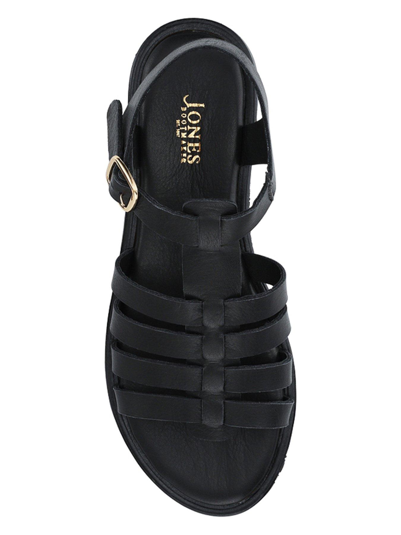  image of jones-bootmaker-hera-gladiator-sandal-black