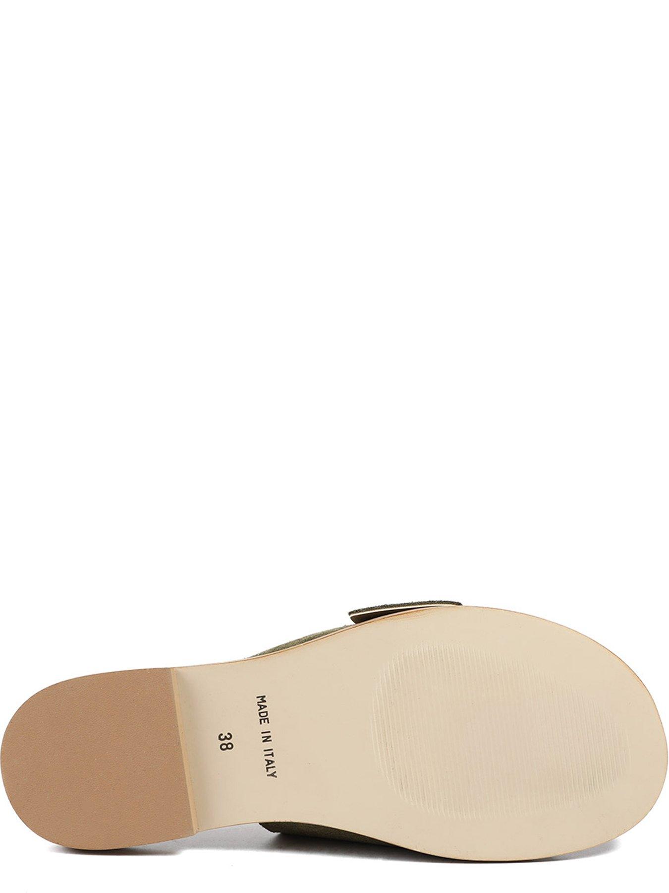  image of jones-bootmaker-jasmyn-buckle-mule-slide-green
