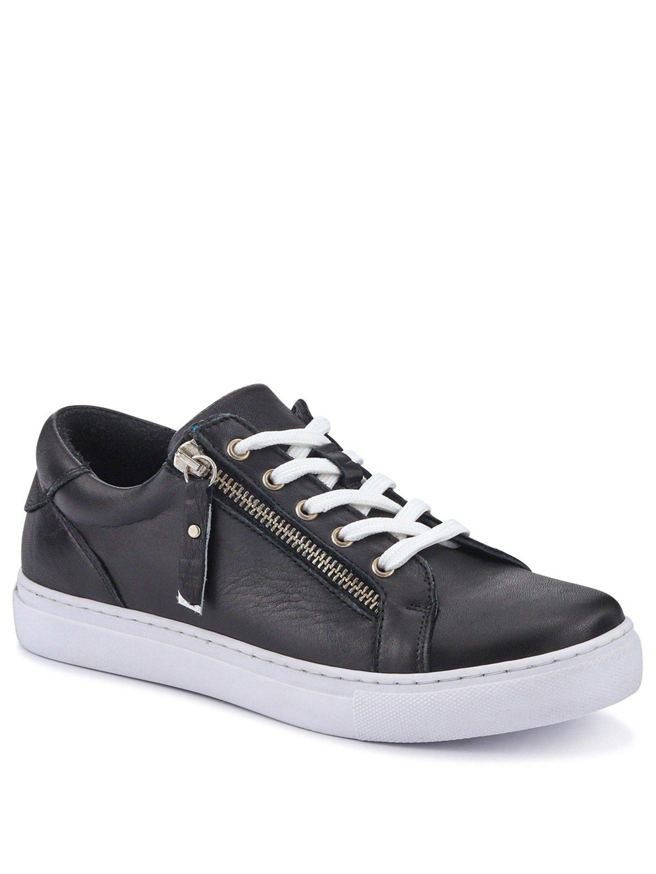 stillFront image of jones-bootmaker-padova-trainer-black