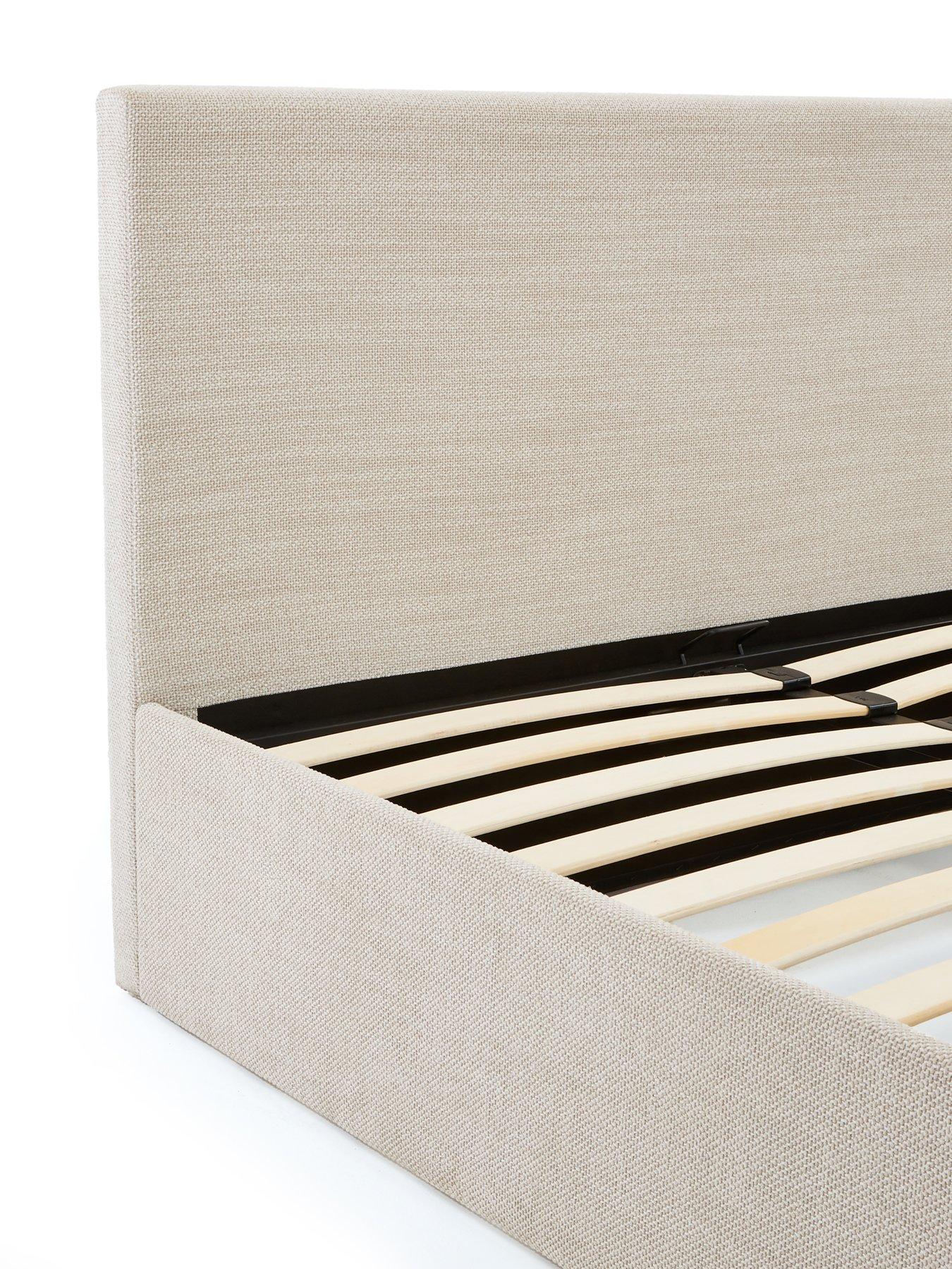 Image 5 of 7 of The Very Collection Porto End Lift Up Storage Ottoman Bed with Mattress Options (Buy &amp; SAVE!) - Natural - FSC&reg; Certified
