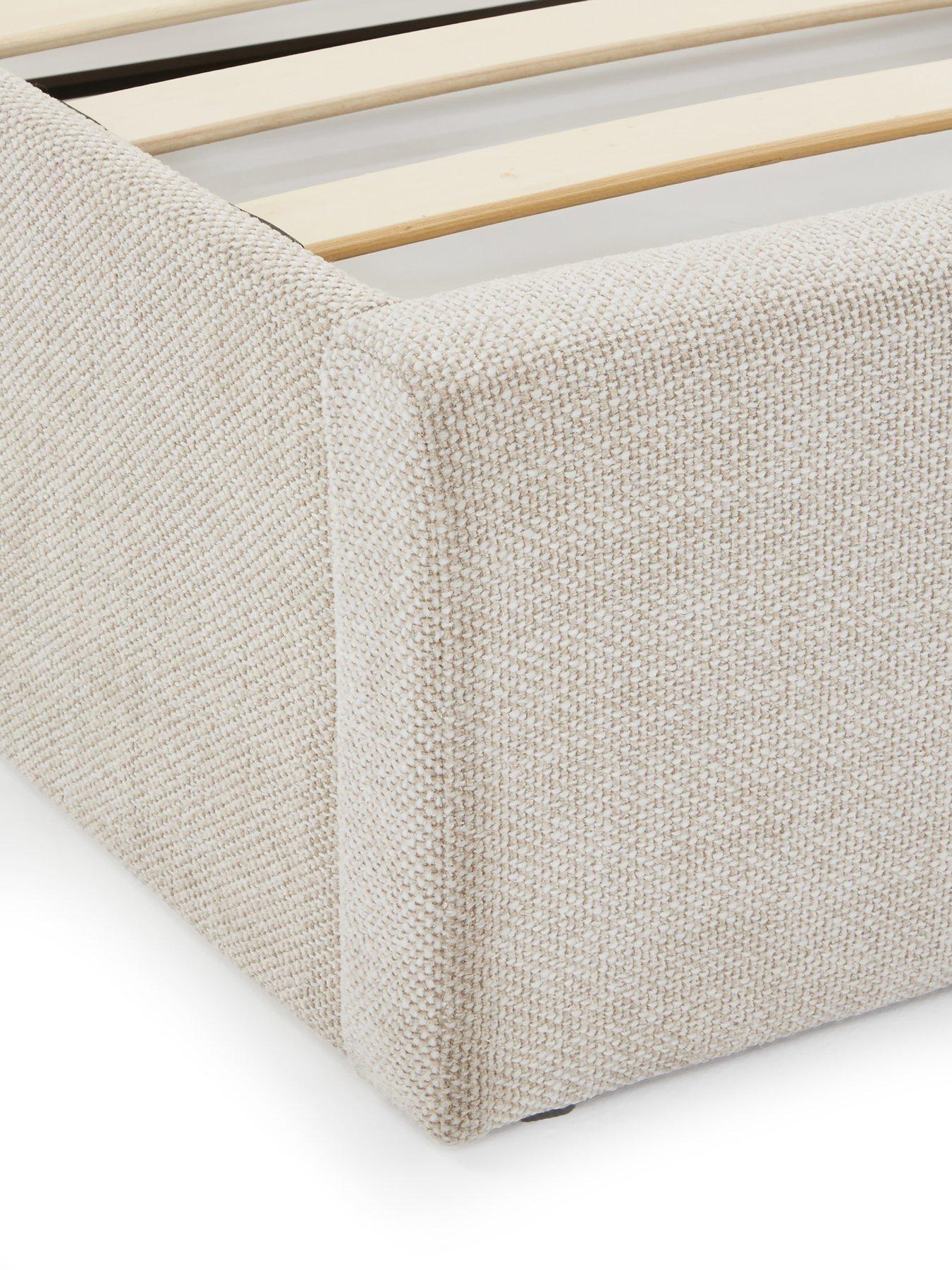 Image 6 of 7 of The Very Collection Porto End Lift Up Storage Ottoman Bed with Mattress Options (Buy &amp; SAVE!) - Natural - FSC&reg; Certified