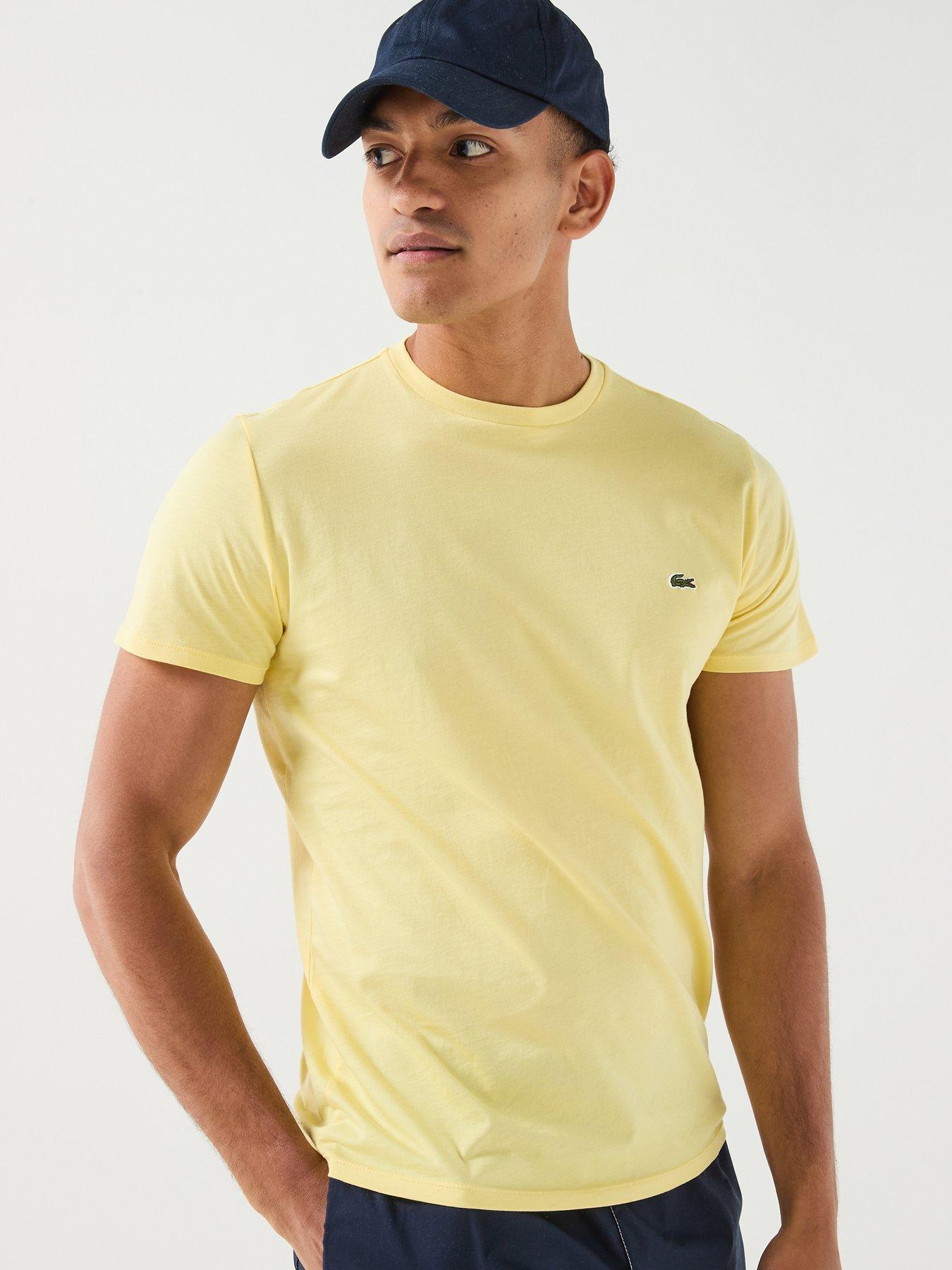 Lacoste Pima Cotton Short Sleeve T-shirt - Yellow