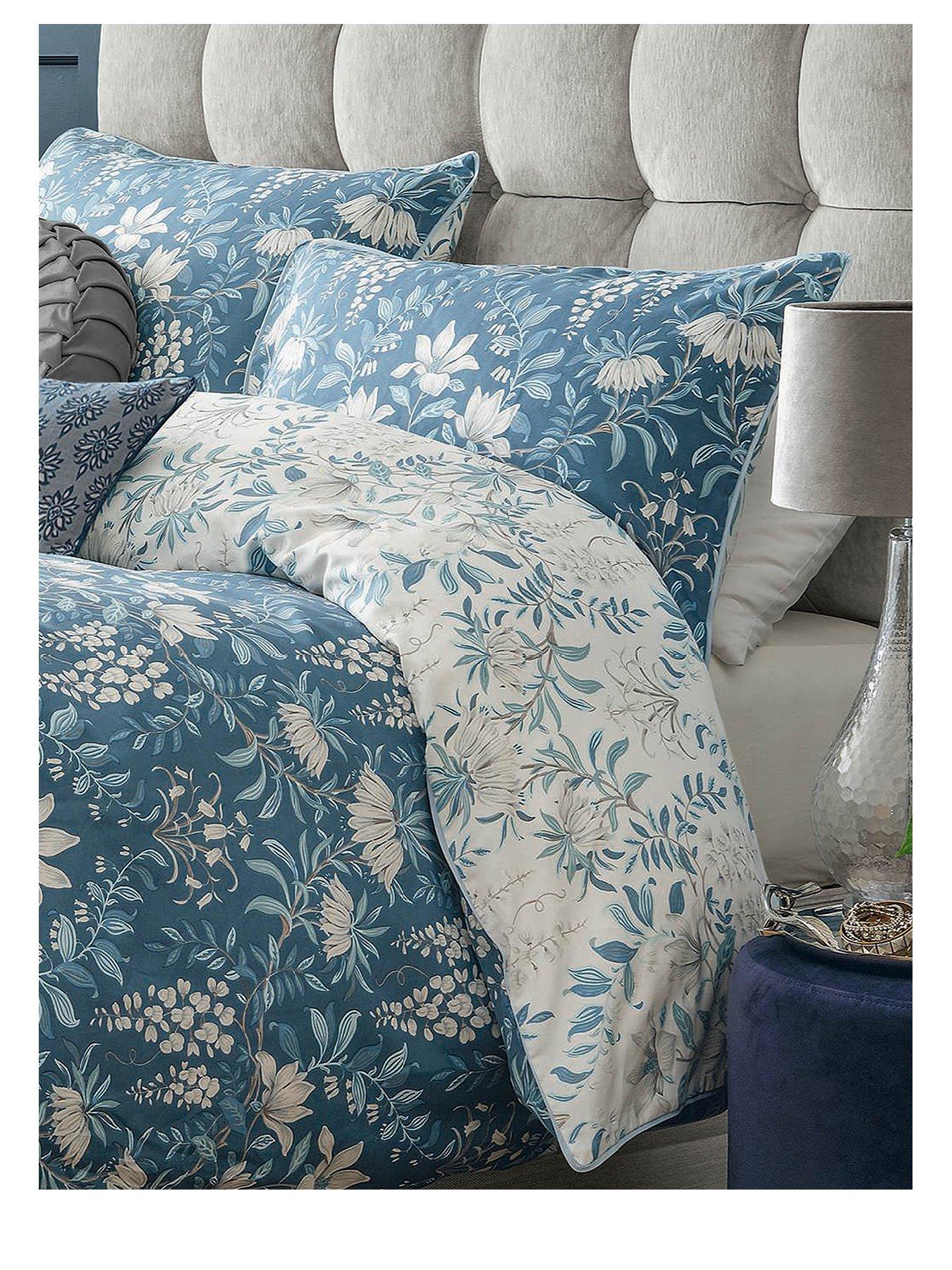 Image 2 of 2 of Laura Ashley Parterre Standard Pillowcase Pair 50cm x 75cm Seaspray