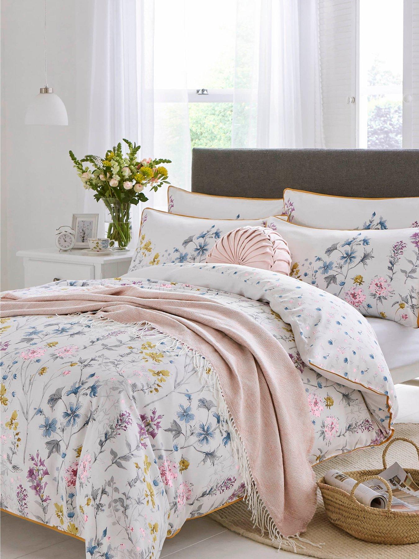 Laura Ashley Wild Meadow 100% Cotton Quilt Set Multi