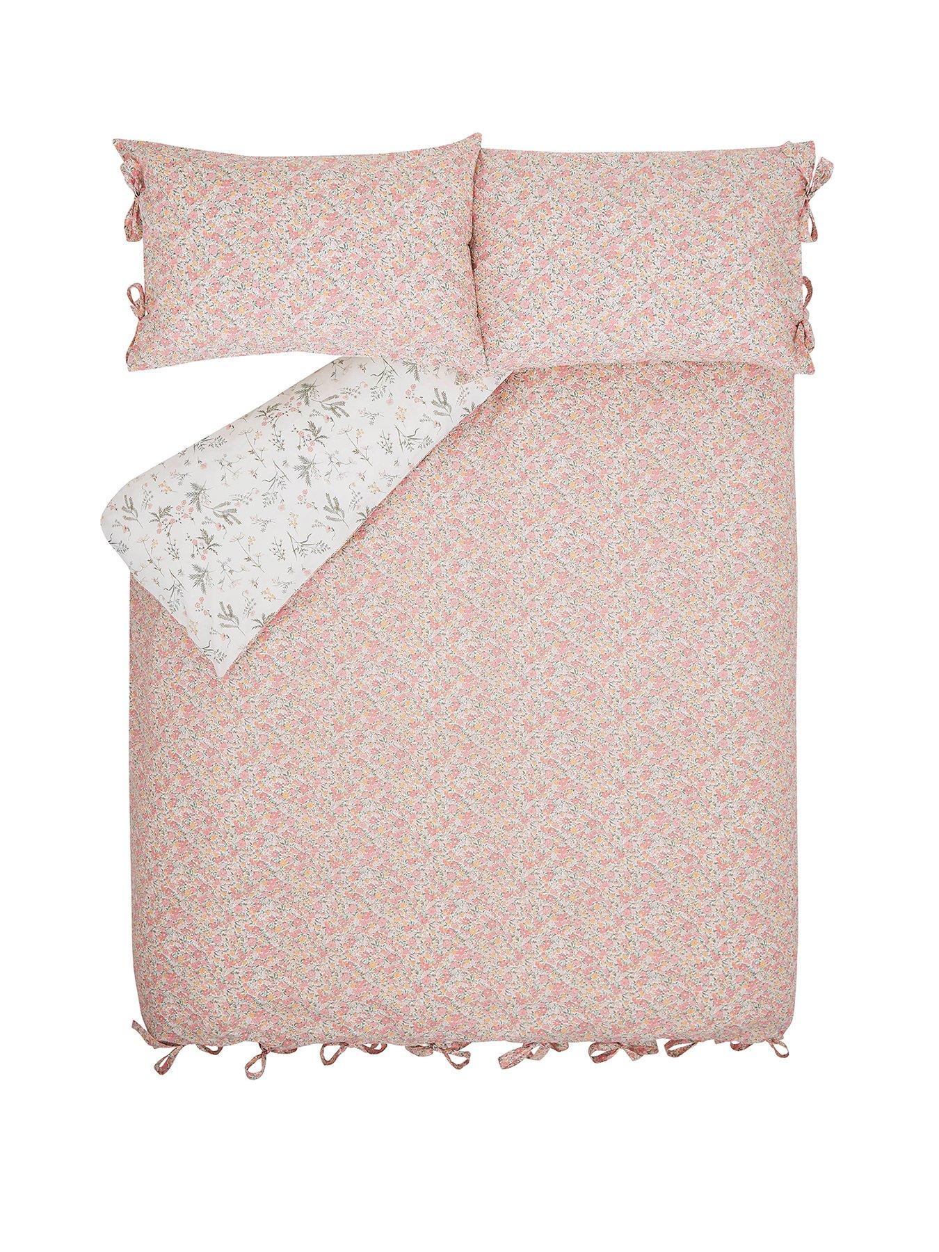 Image 2 of 6 of Laura Ashley Loveston 100% Cotton Quilt Set Pink