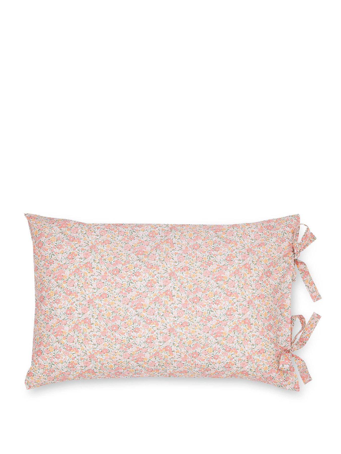Image 2 of 4 of Laura Ashley Loveston 100% Cotton Standard Pillowcase Pair 50Cm X 75Cm Pink