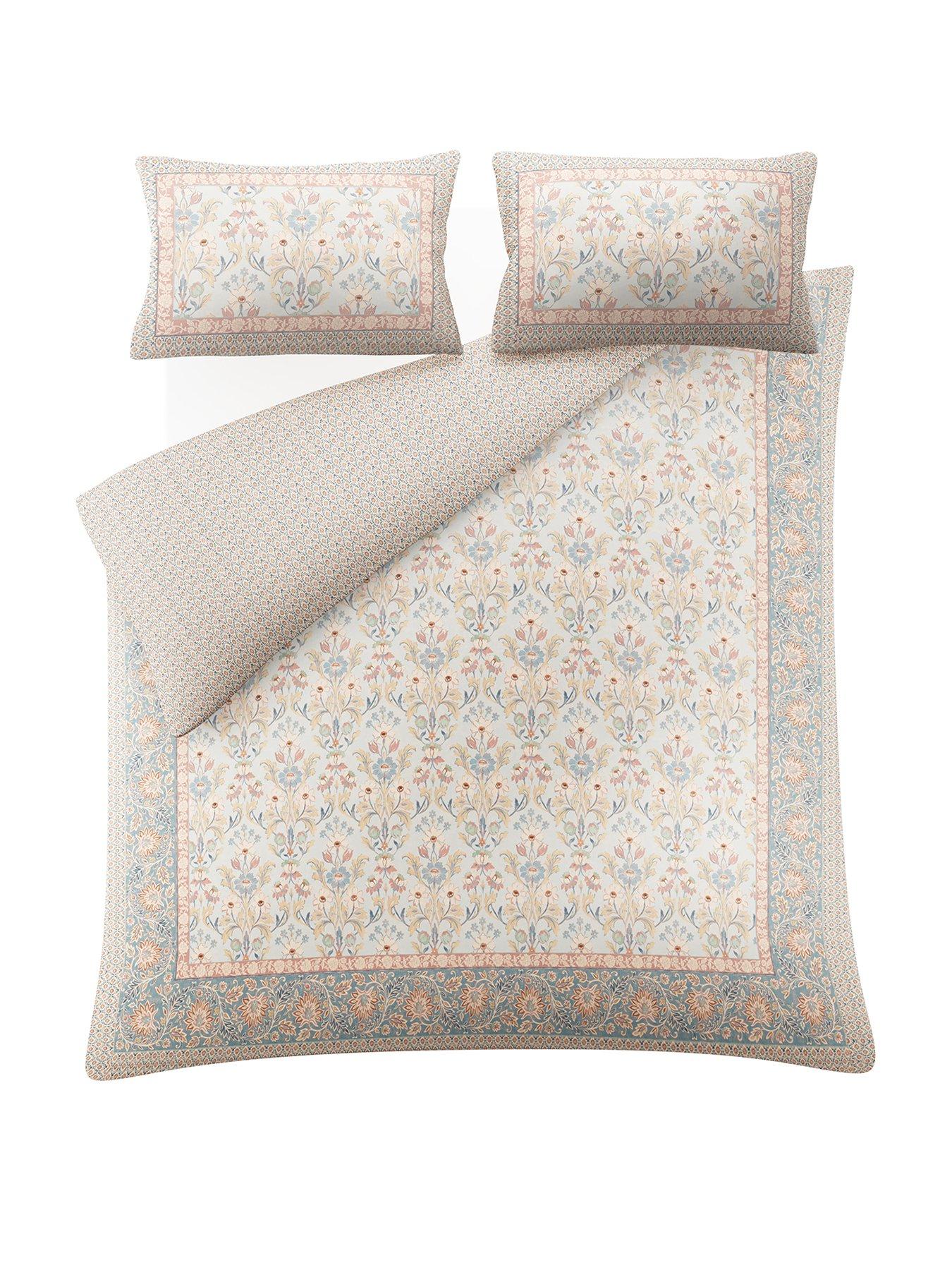 Image 2 of 5 of Laura Ashley Semington 100% Cotton Quilt Set Dustypink