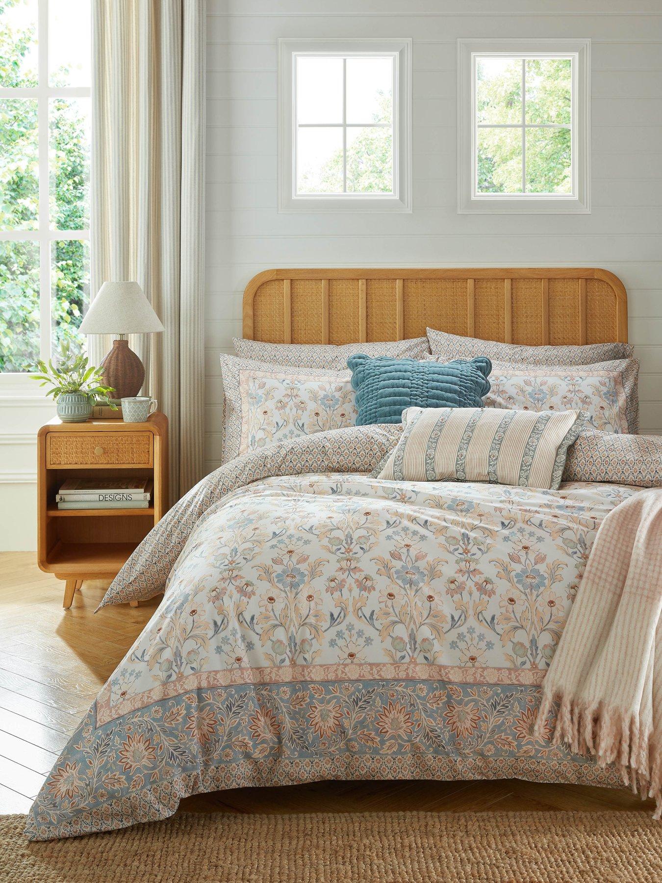Laura Ashley Semington 100% Cotton Oxford Pillowcase Pair 50Cm X 75Cm Dustypink