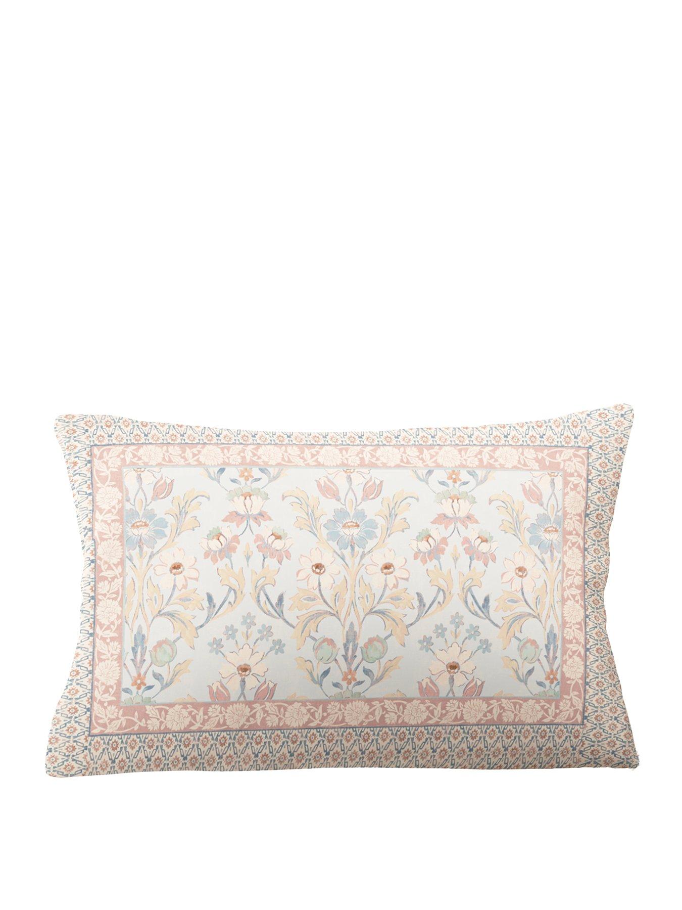Image 2 of 3 of Laura Ashley Semington 100% Cotton Oxford Pillowcase Pair 50Cm X 75Cm Dustypink